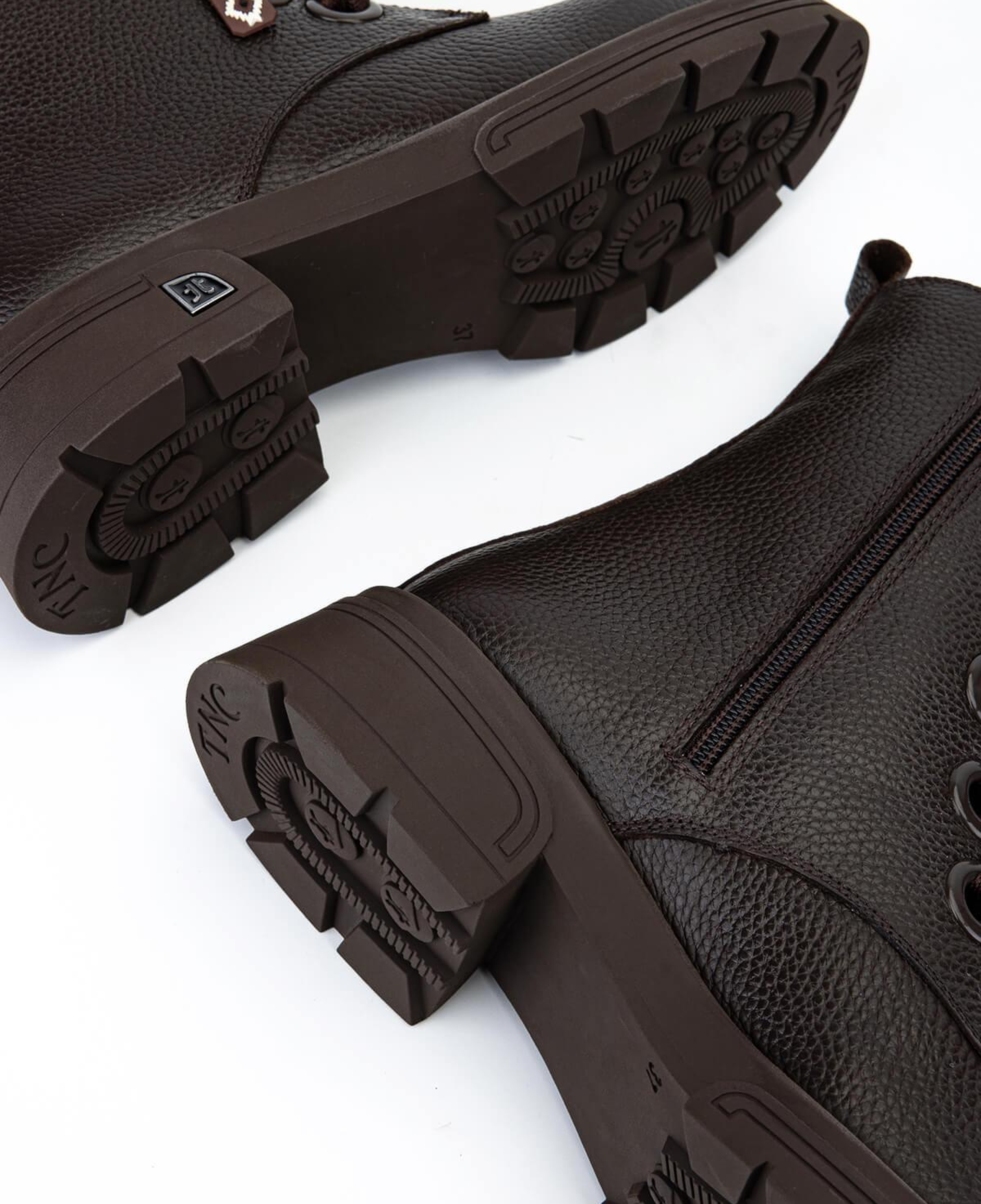 Tamer Tanca Kadın Hakiki Deri Kahverengi Floter Klasik Bot