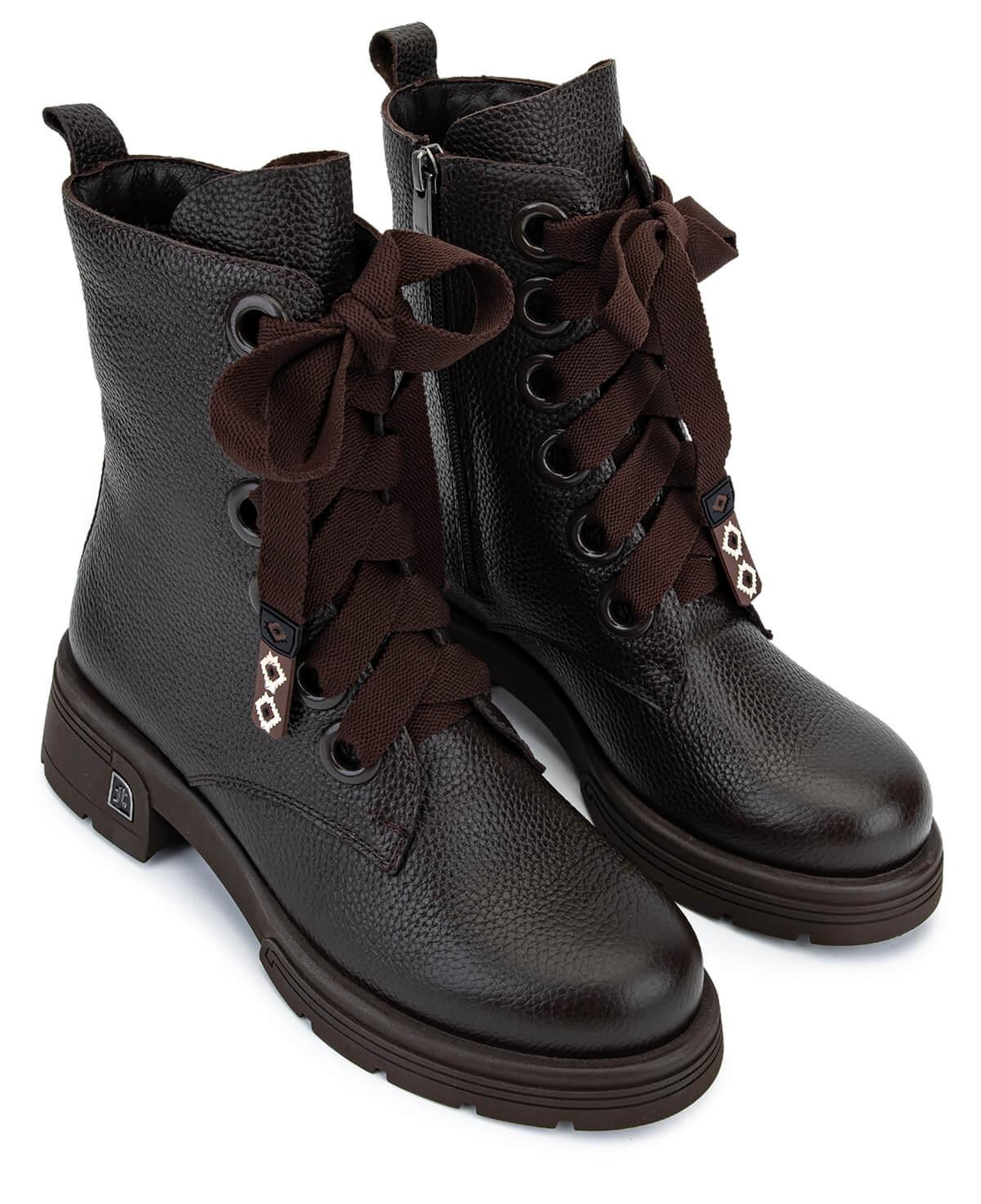 Tamer Tanca Kadın Hakiki Deri Kahverengi Floter Klasik Bot