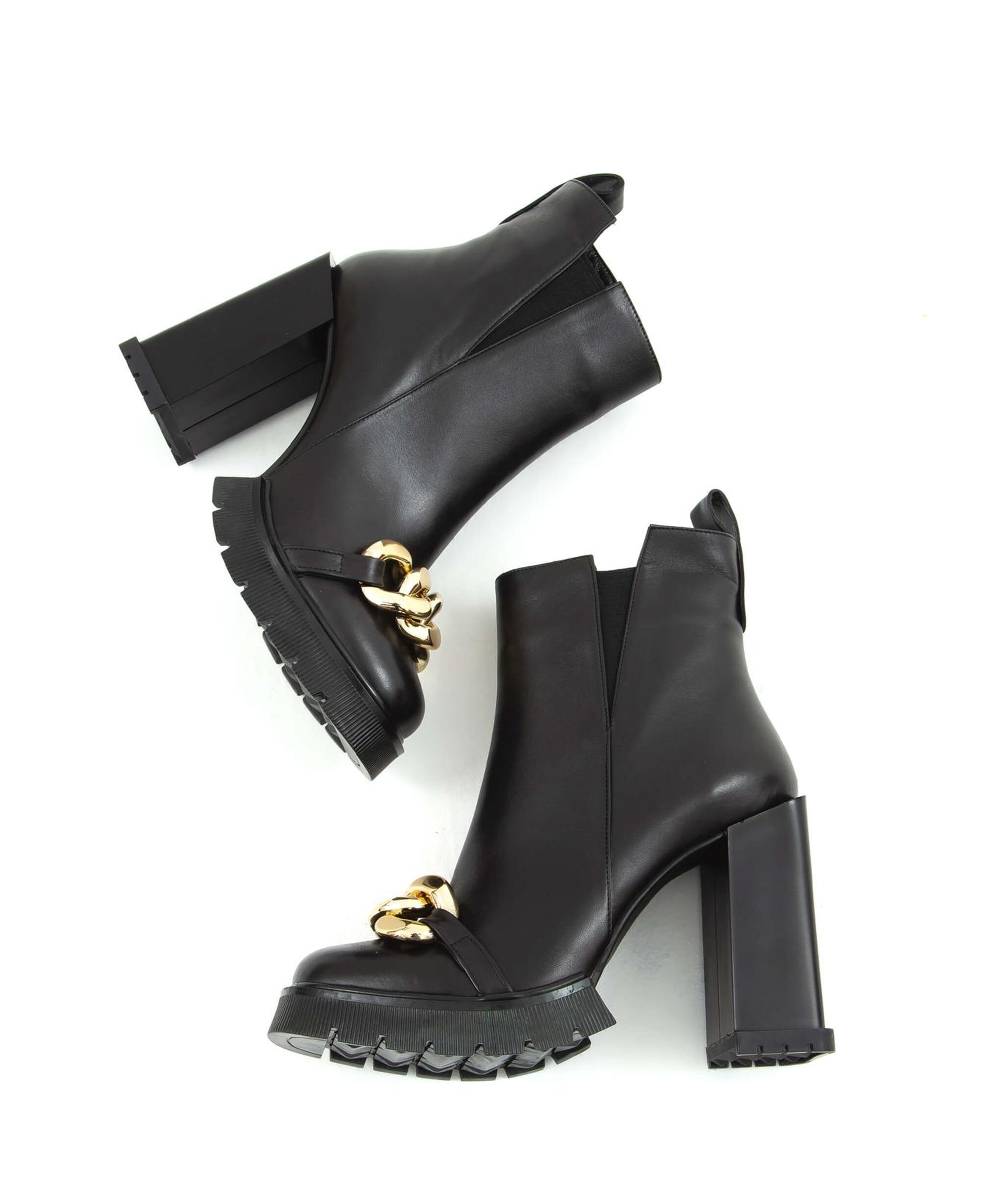 Tamer Tanca Kadın Hakiki Deri Siyah Casual Bot