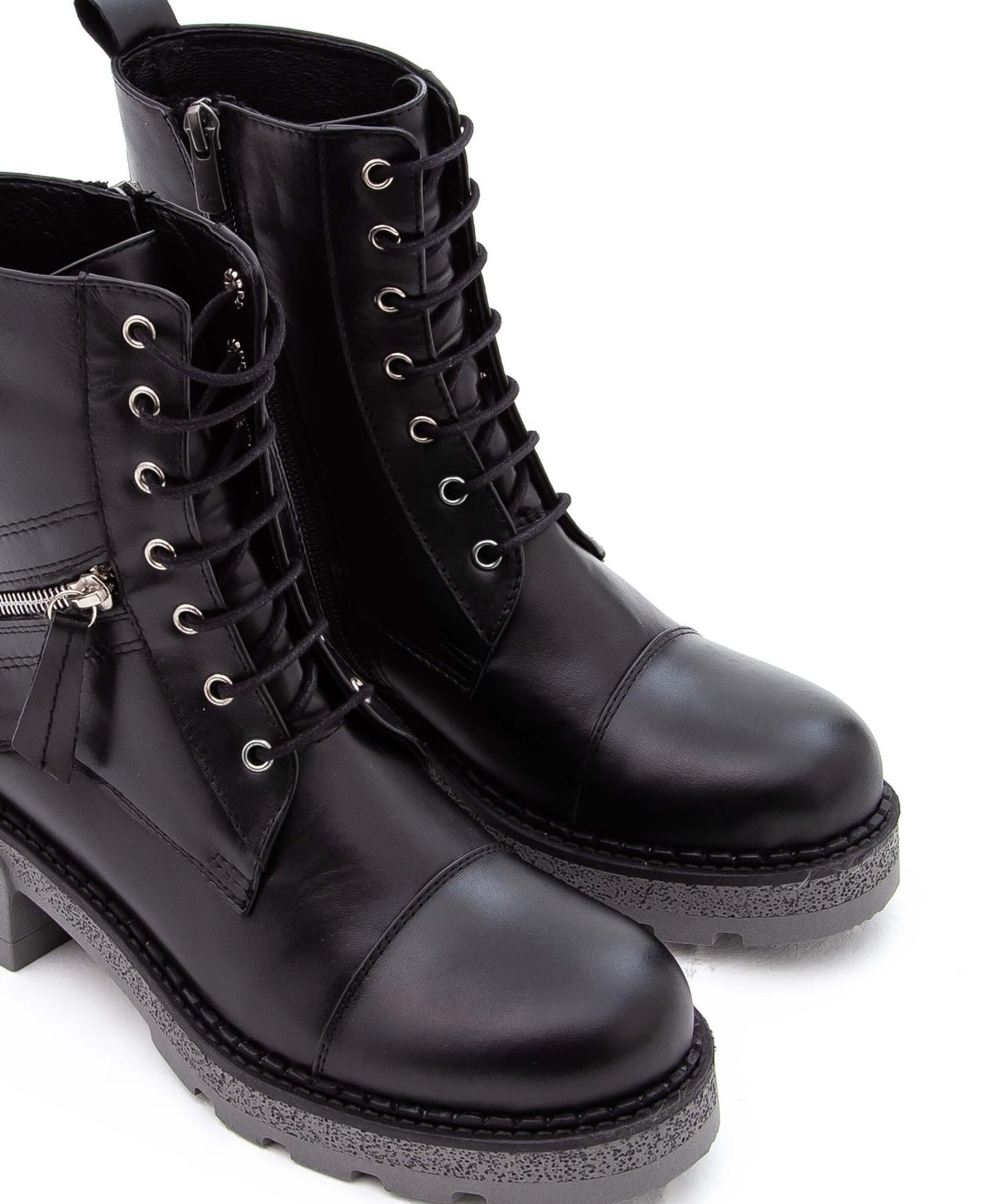 Tamer Tanca Kadın Hakiki Deri Siyah POSTAL Bot