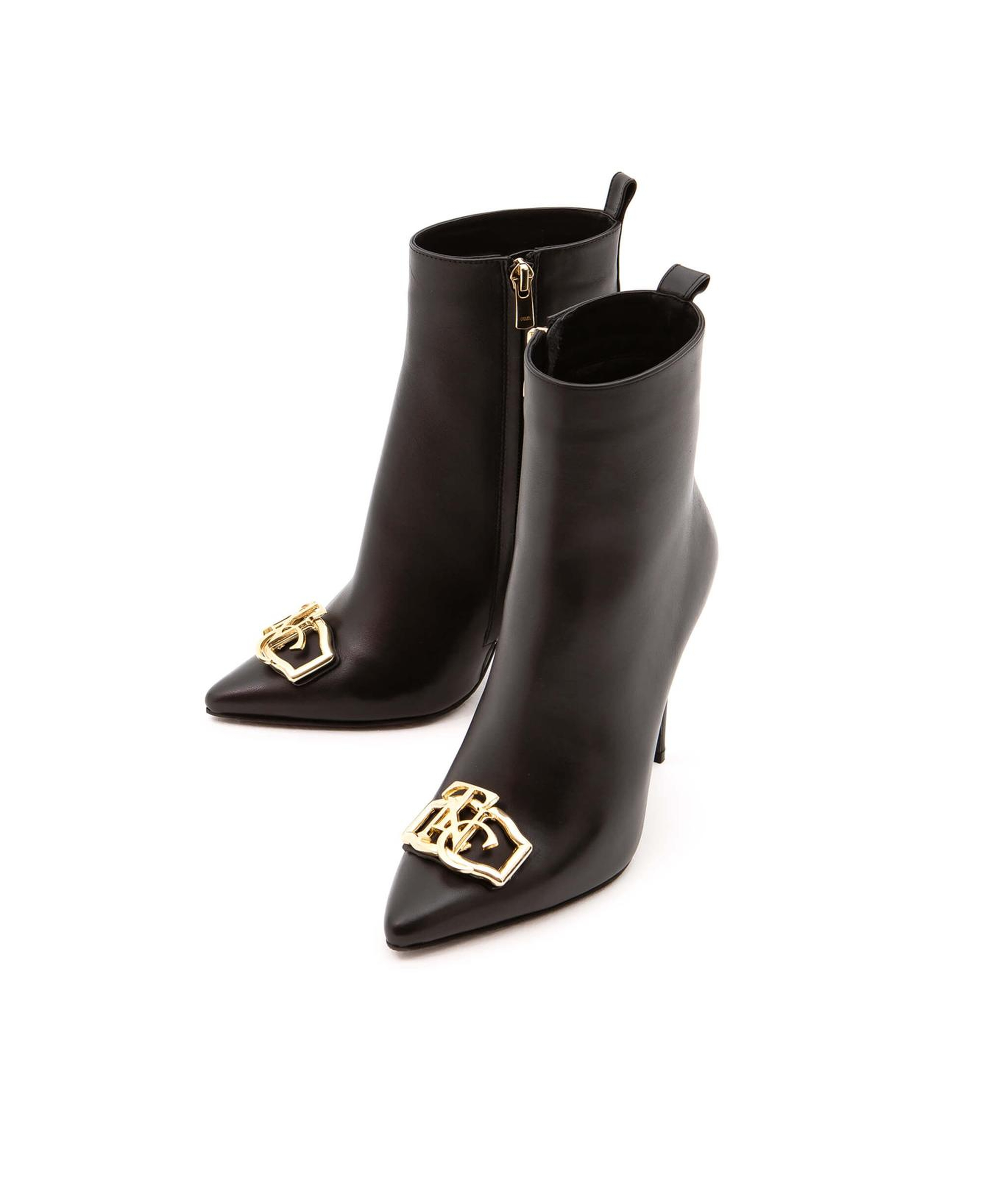 Tamer Tanca Kadın Hakiki Deri Siyah Topuklu Bot