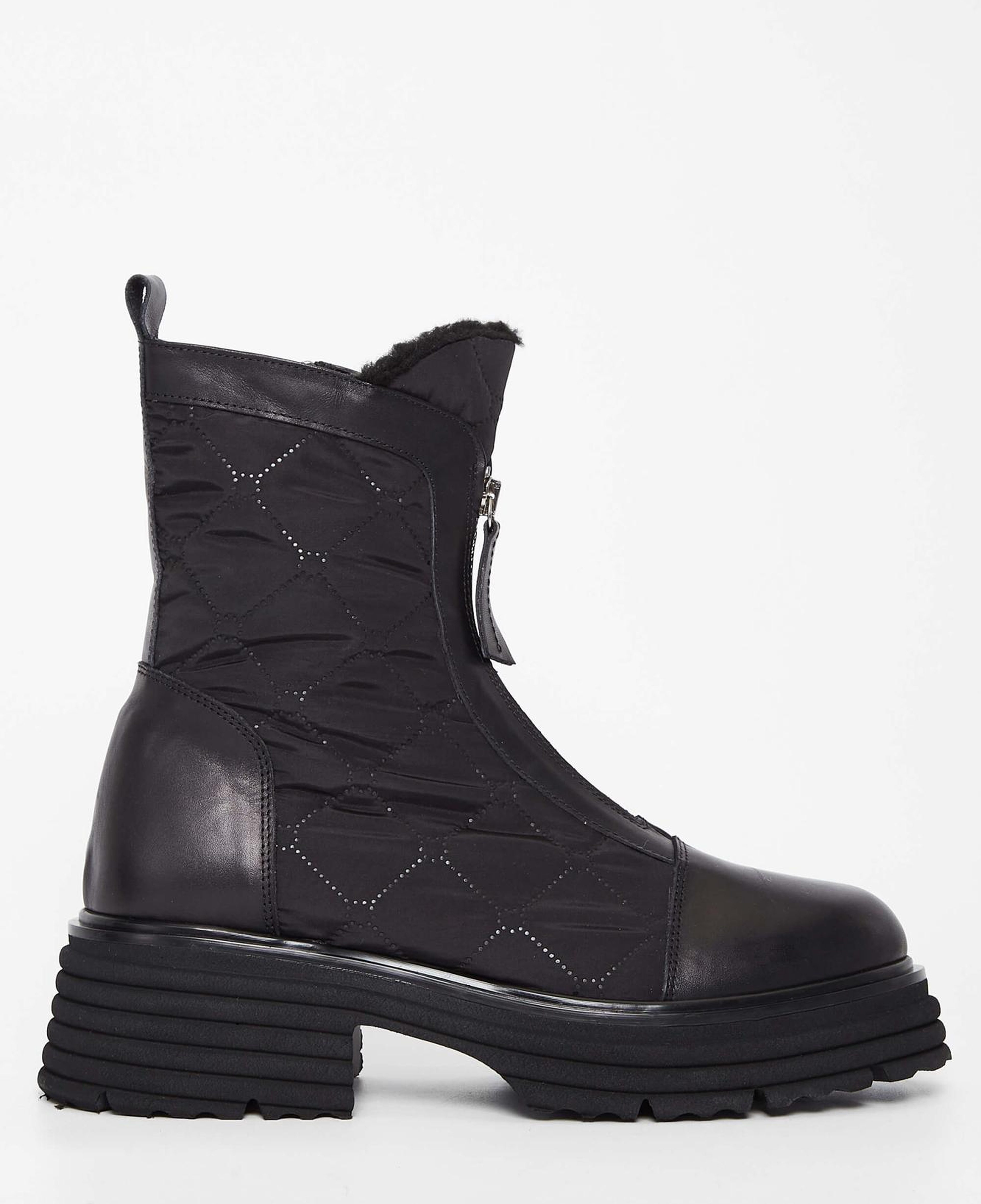 Tamer Tanca Kadın Hakiki Deri Siyah Deri Casual Bot