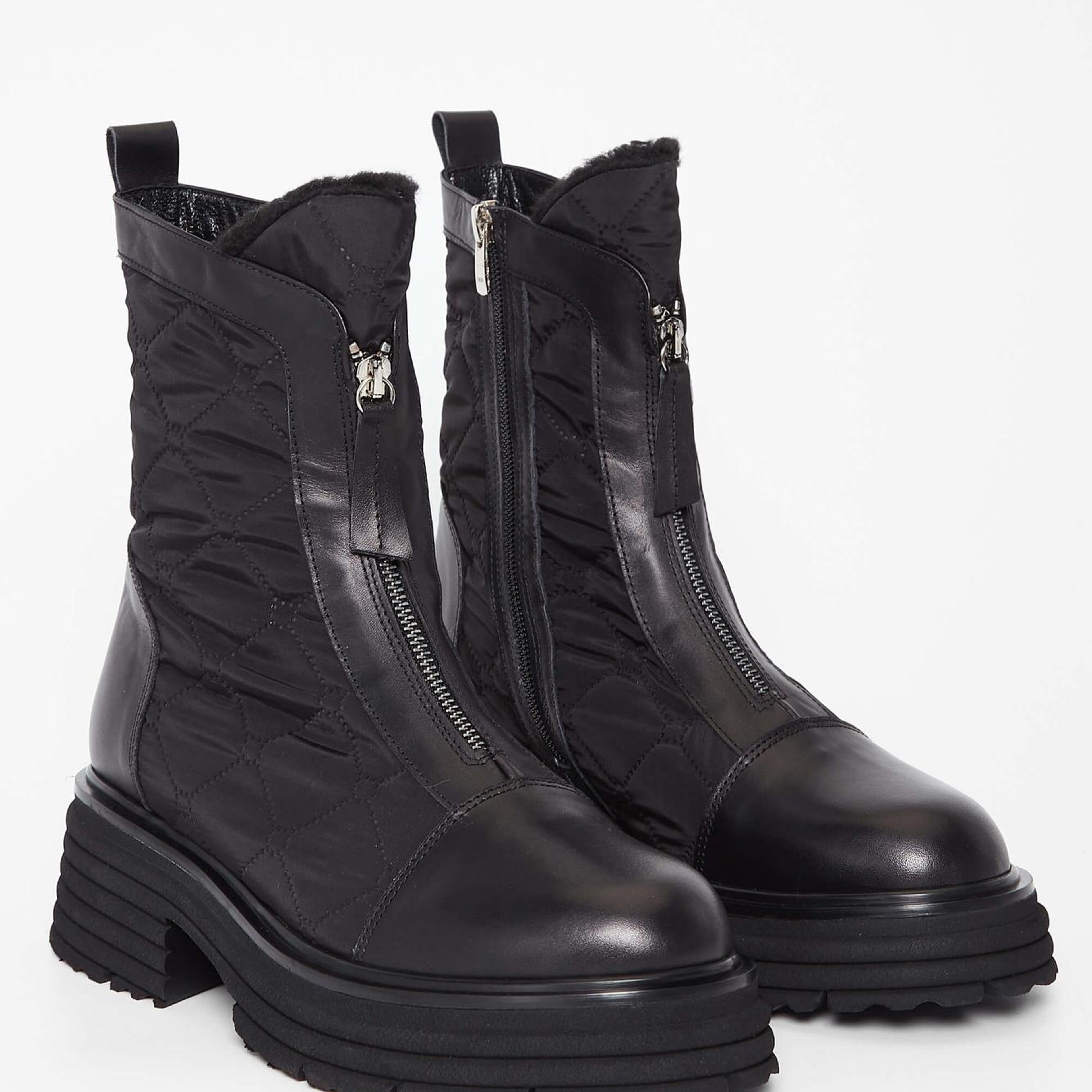 Tamer Tanca Kadın Hakiki Deri Siyah Deri Casual Bot