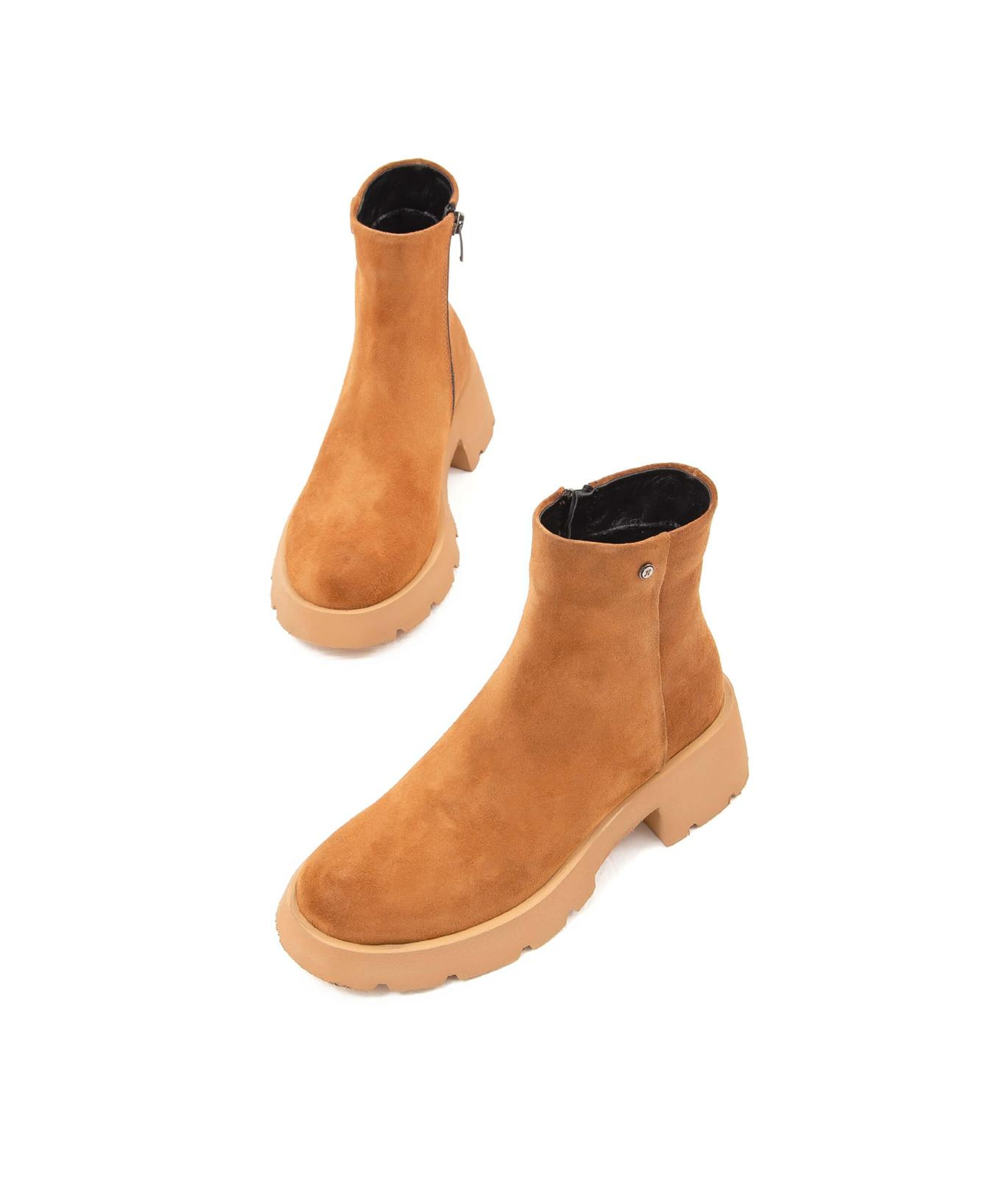 Tamer Tanca Kadın Hakiki Deri Taba Süet Casual Bot