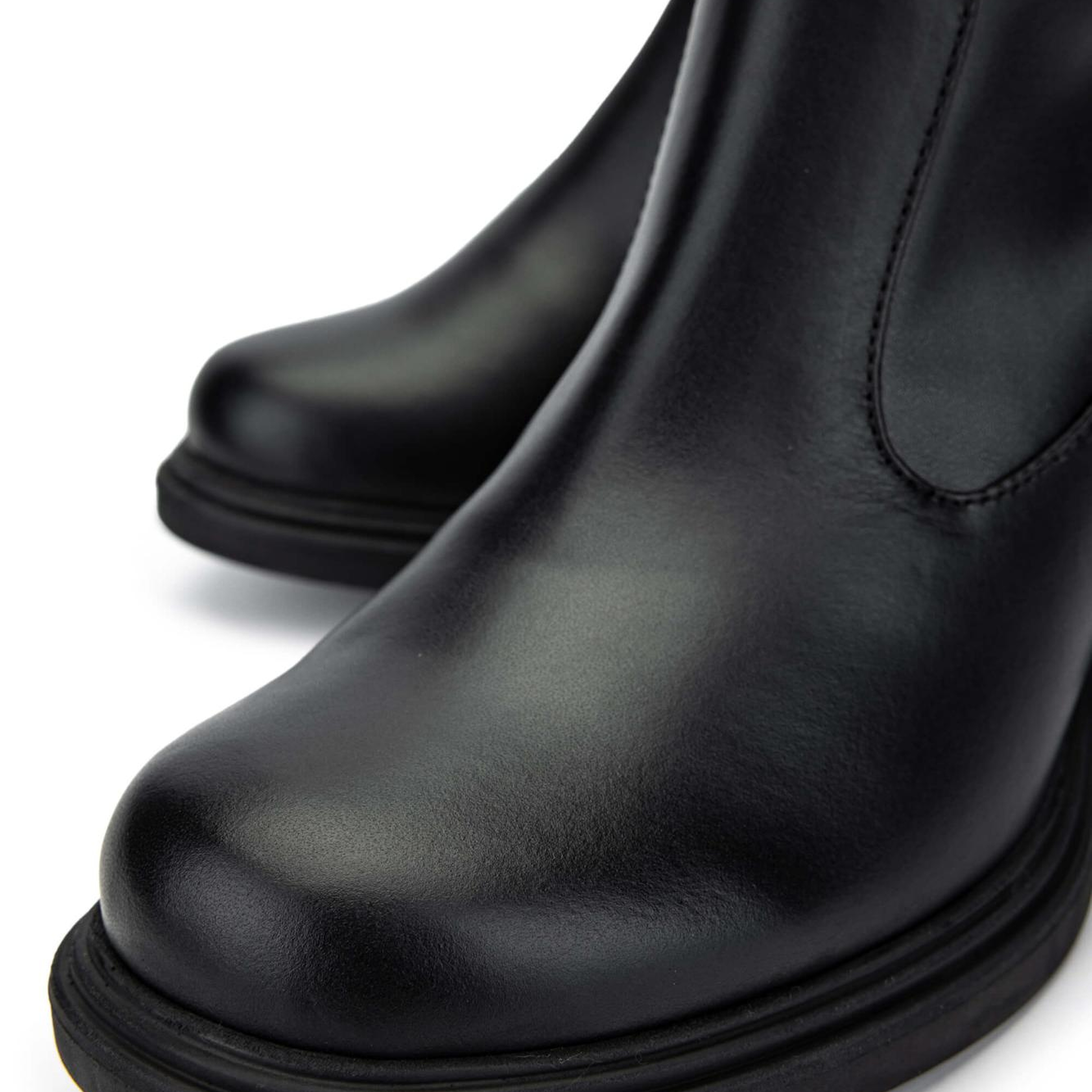 Tamer Tanca Kadın Hakiki Deri Siyah Analin Casual Bot