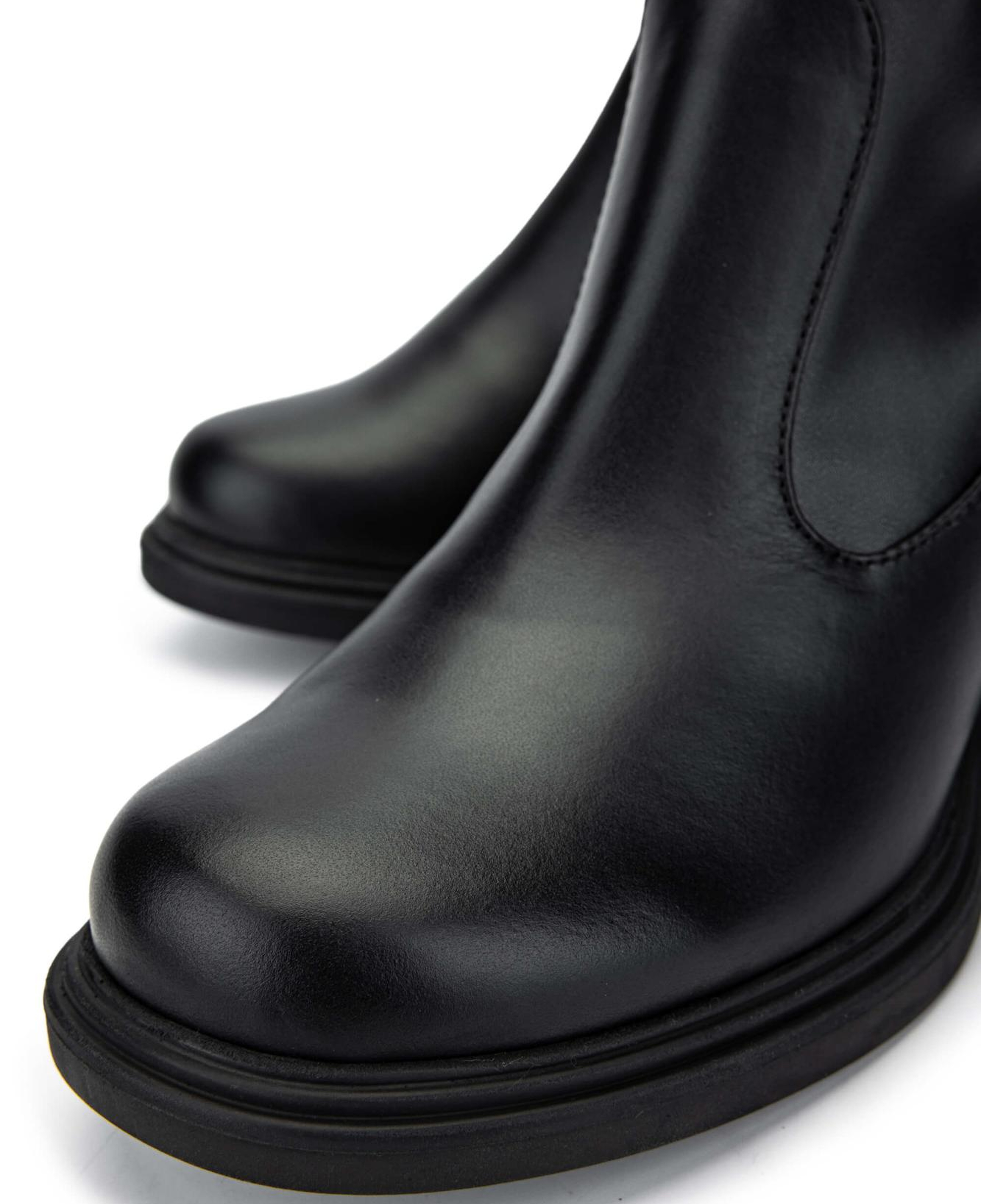 Tamer Tanca Kadın Hakiki Deri Siyah Analin Casual Bot