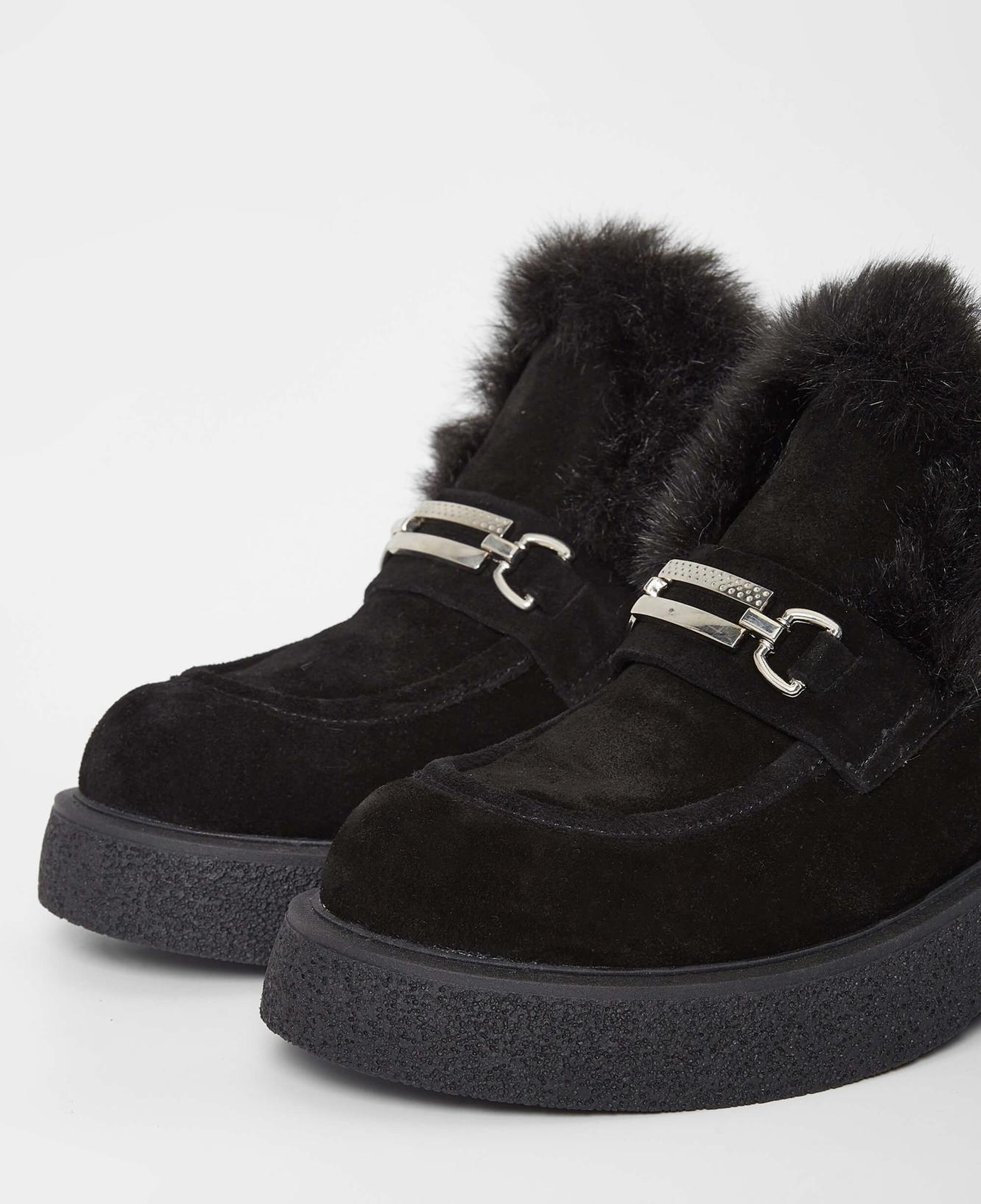 Tamer Tanca Kadın Hakiki Deri Siyah Süet Casual Bot