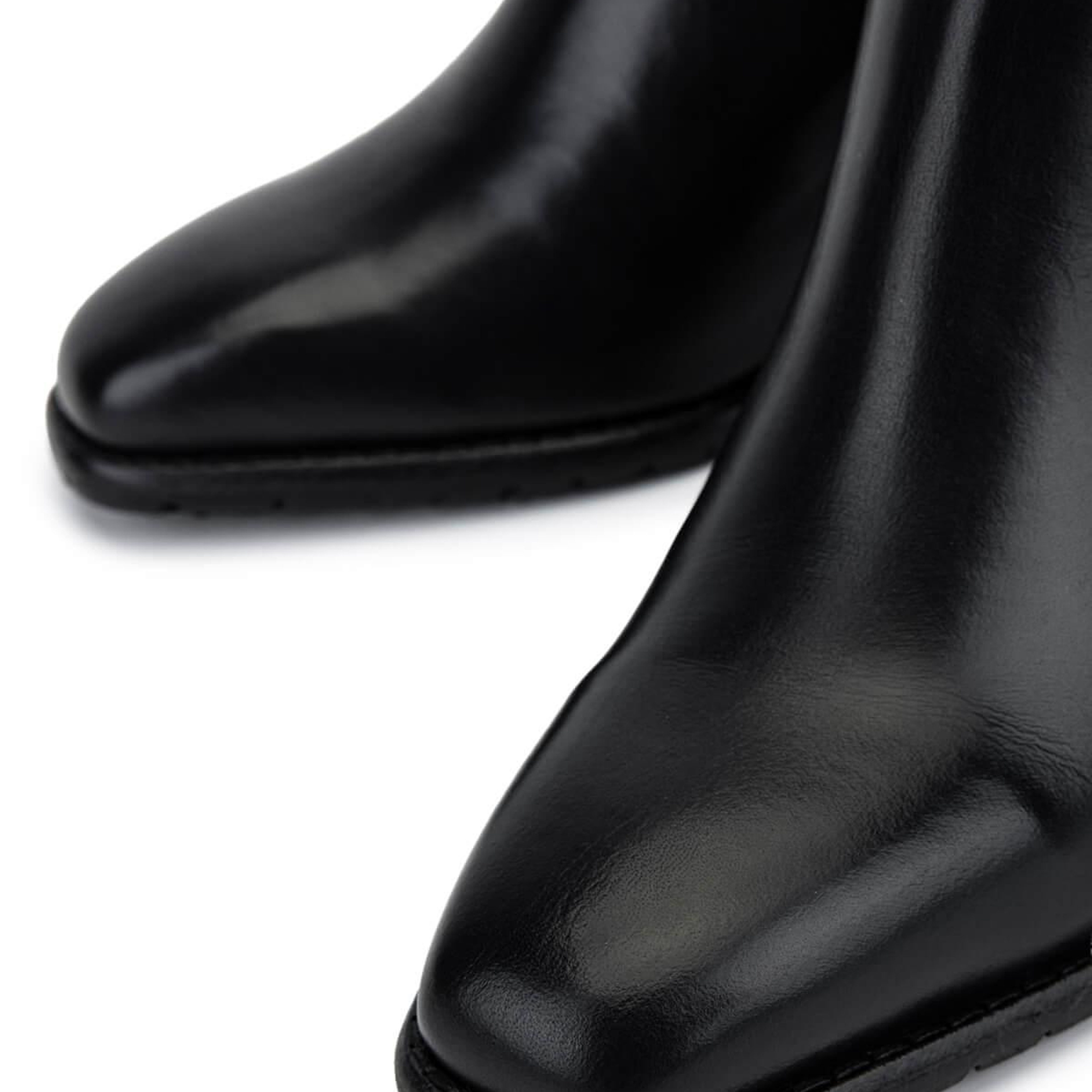 Tamer Tanca Kadın Hakiki Deri Siyah Klasik Bot