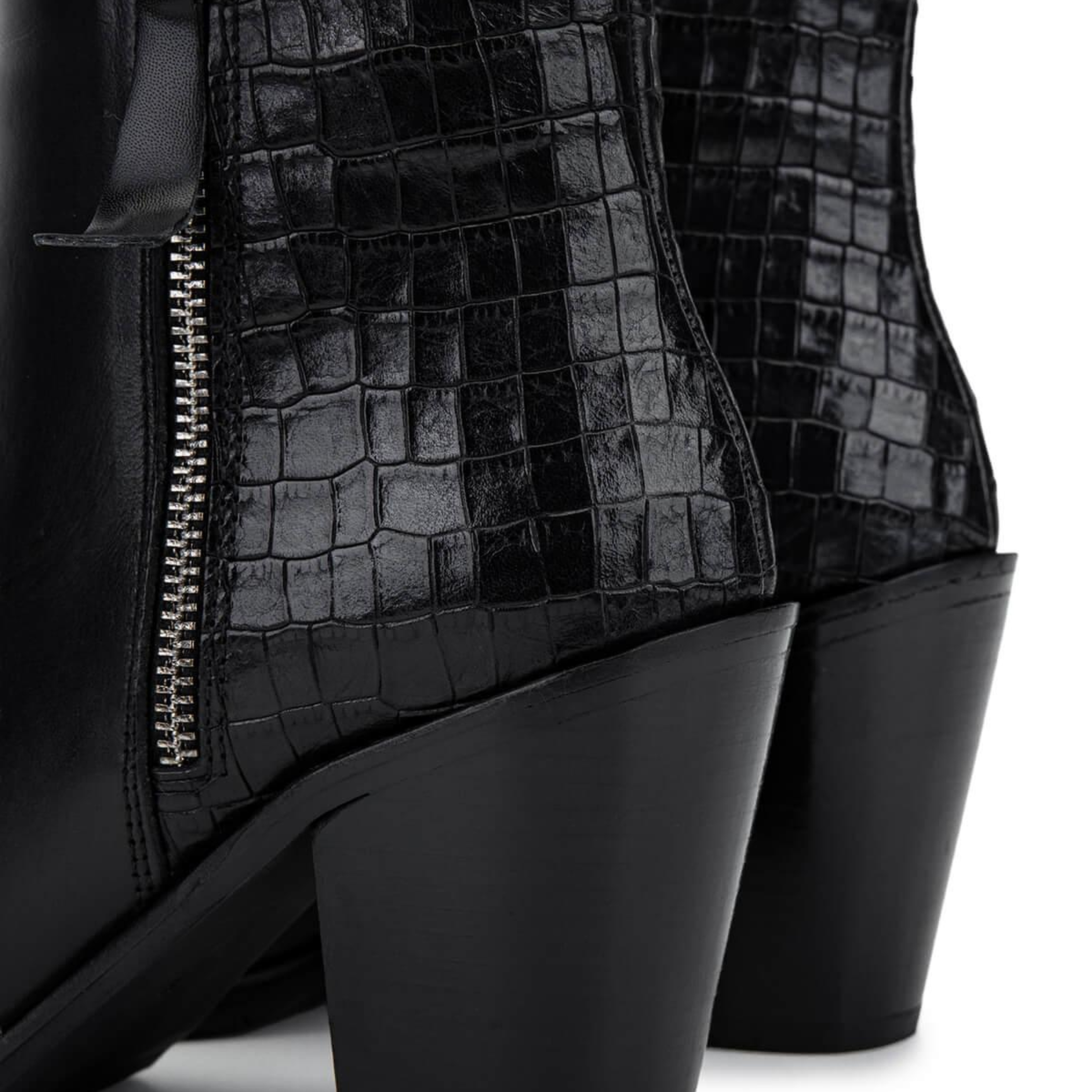 Tamer Tanca Kadın Hakiki Deri Siyah Klasik Bot