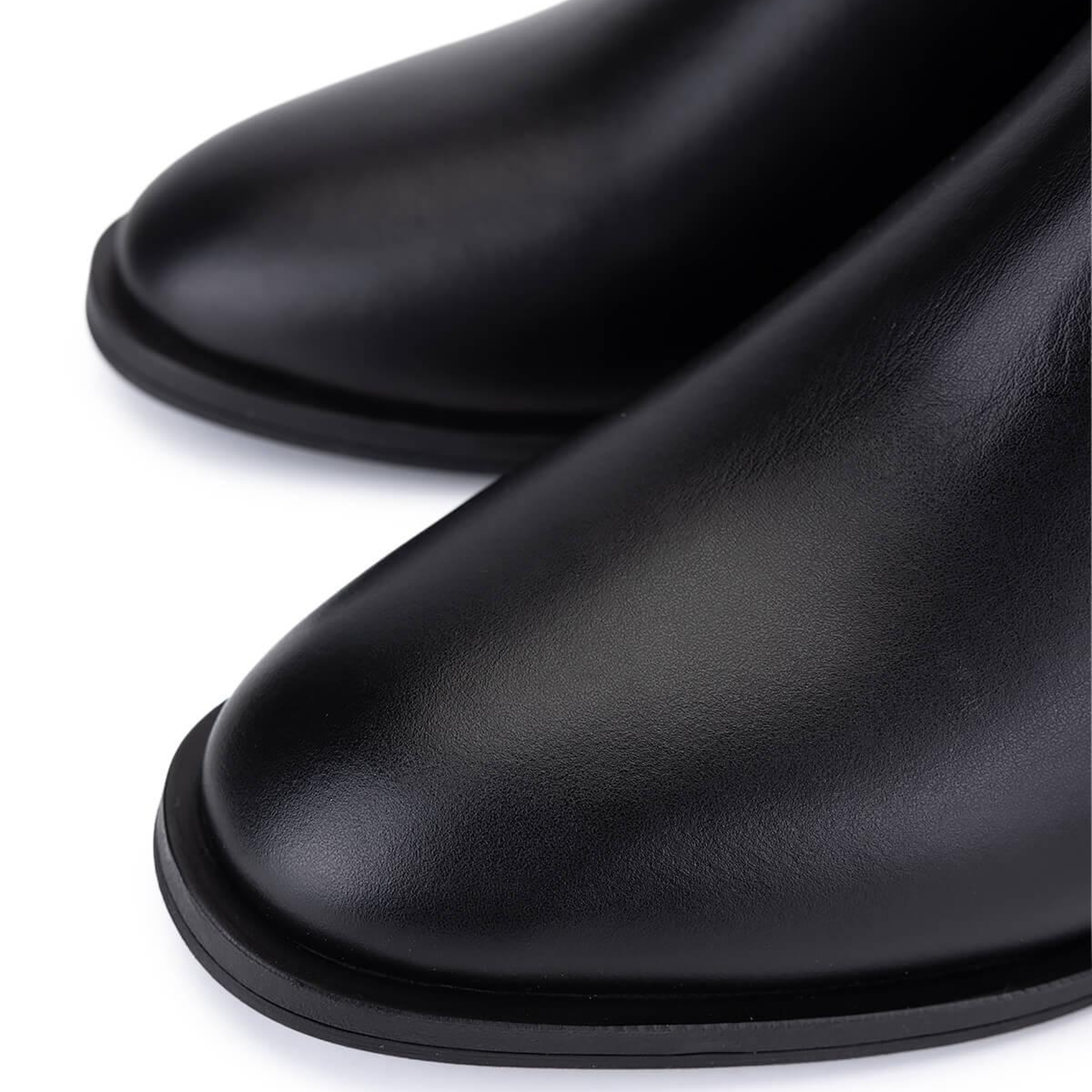 Tamer Tanca Kadın Hakiki Deri Siyah Topuklu Bot