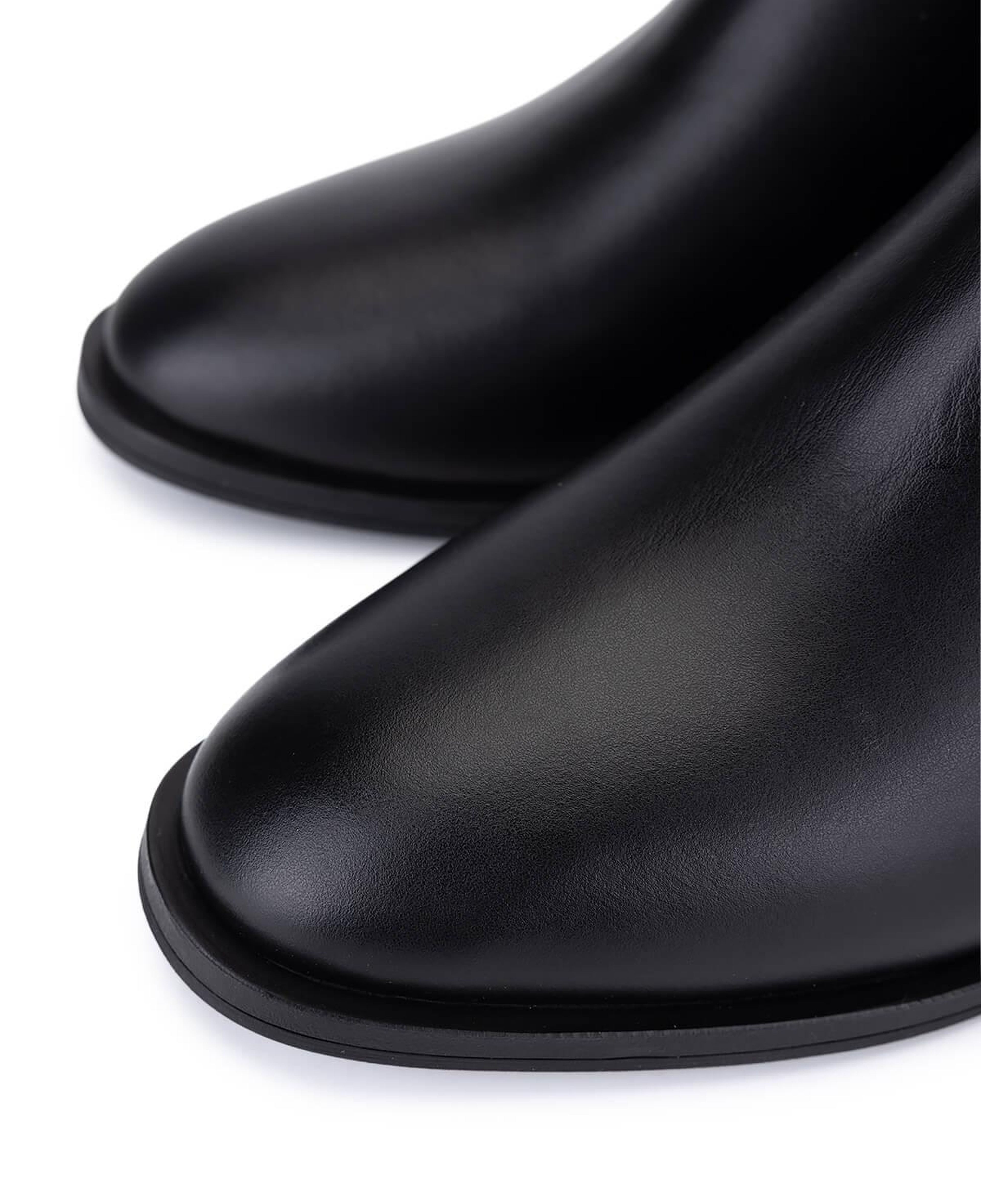 Tamer Tanca Kadın Hakiki Deri Siyah Topuklu Bot