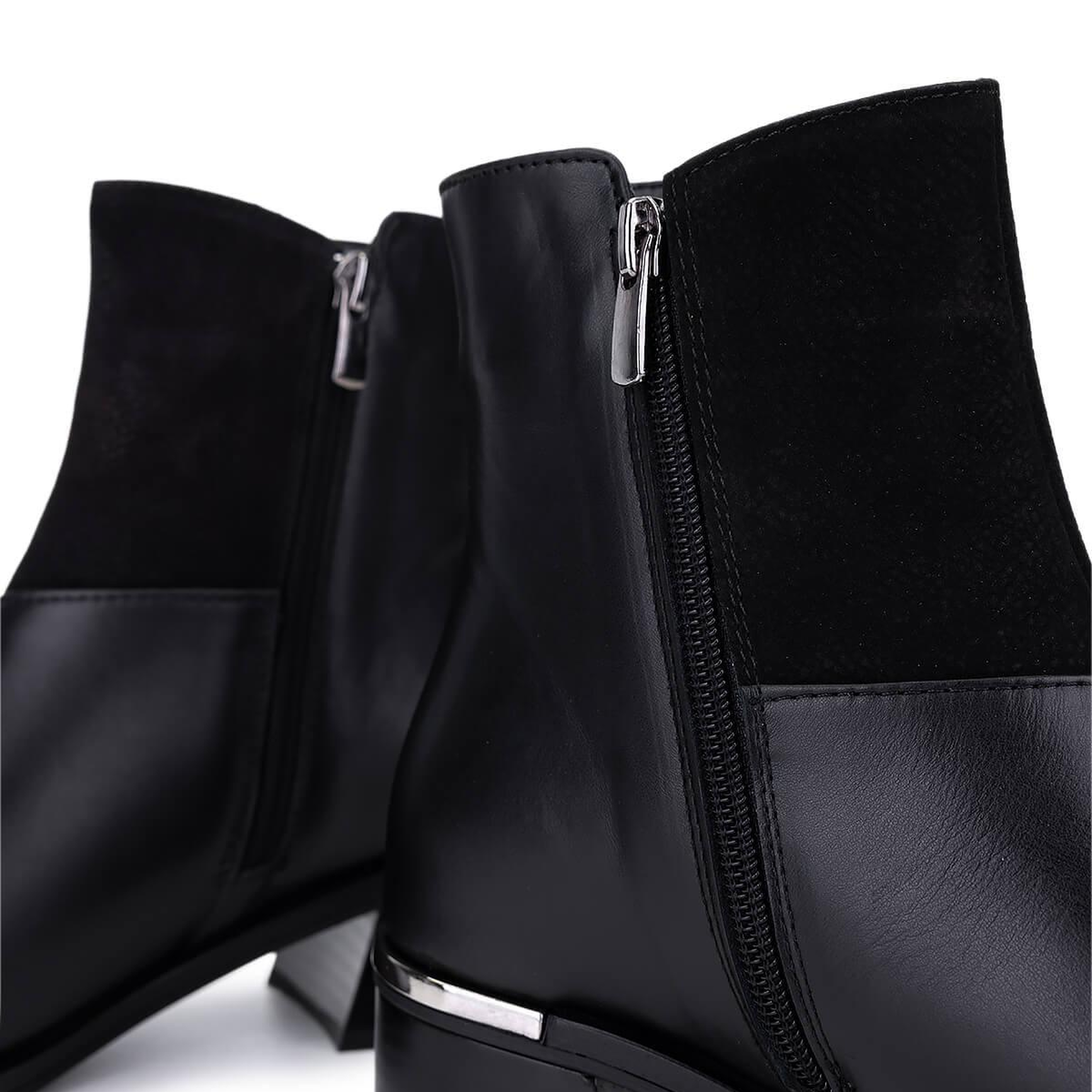 Tamer Tanca Kadın Hakiki Deri Siyah Topuklu Bot