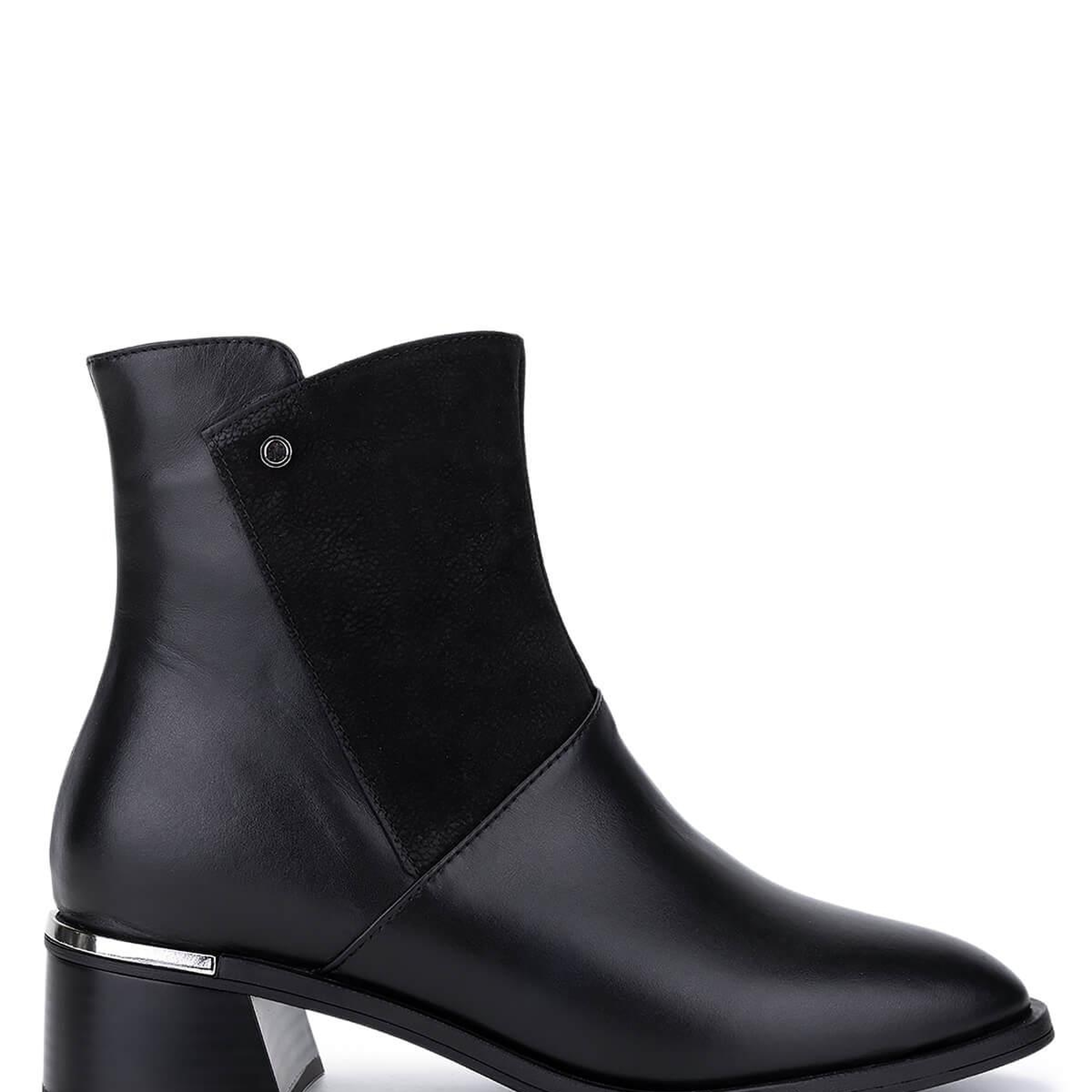 Tamer Tanca Kadın Hakiki Deri Siyah Topuklu Bot