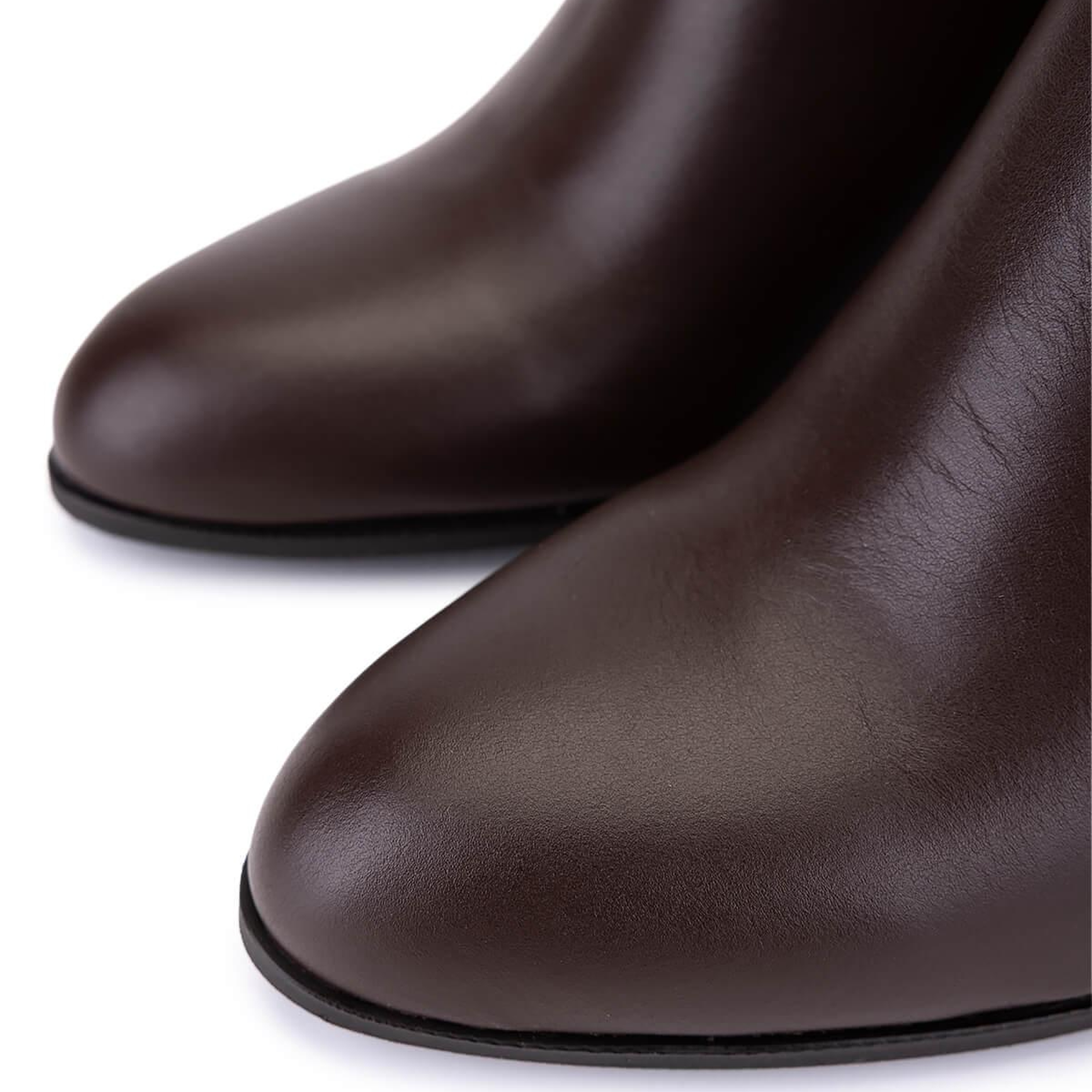 Tamer Tanca Kadın Hakiki Deri Kahverengi Topuklu Bot