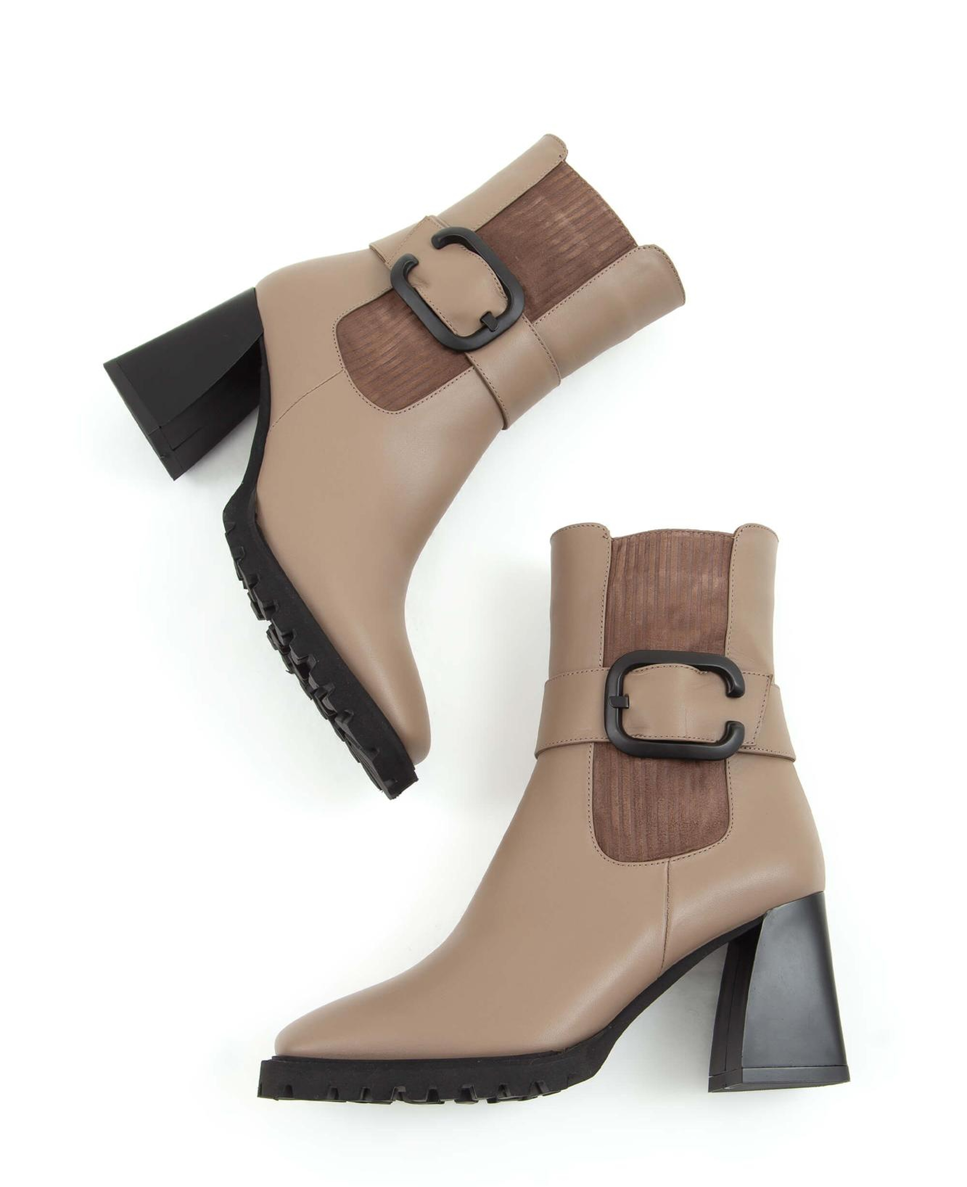 Tamer Tanca Kadın Hakiki Deri Vizon Topuklu Bot