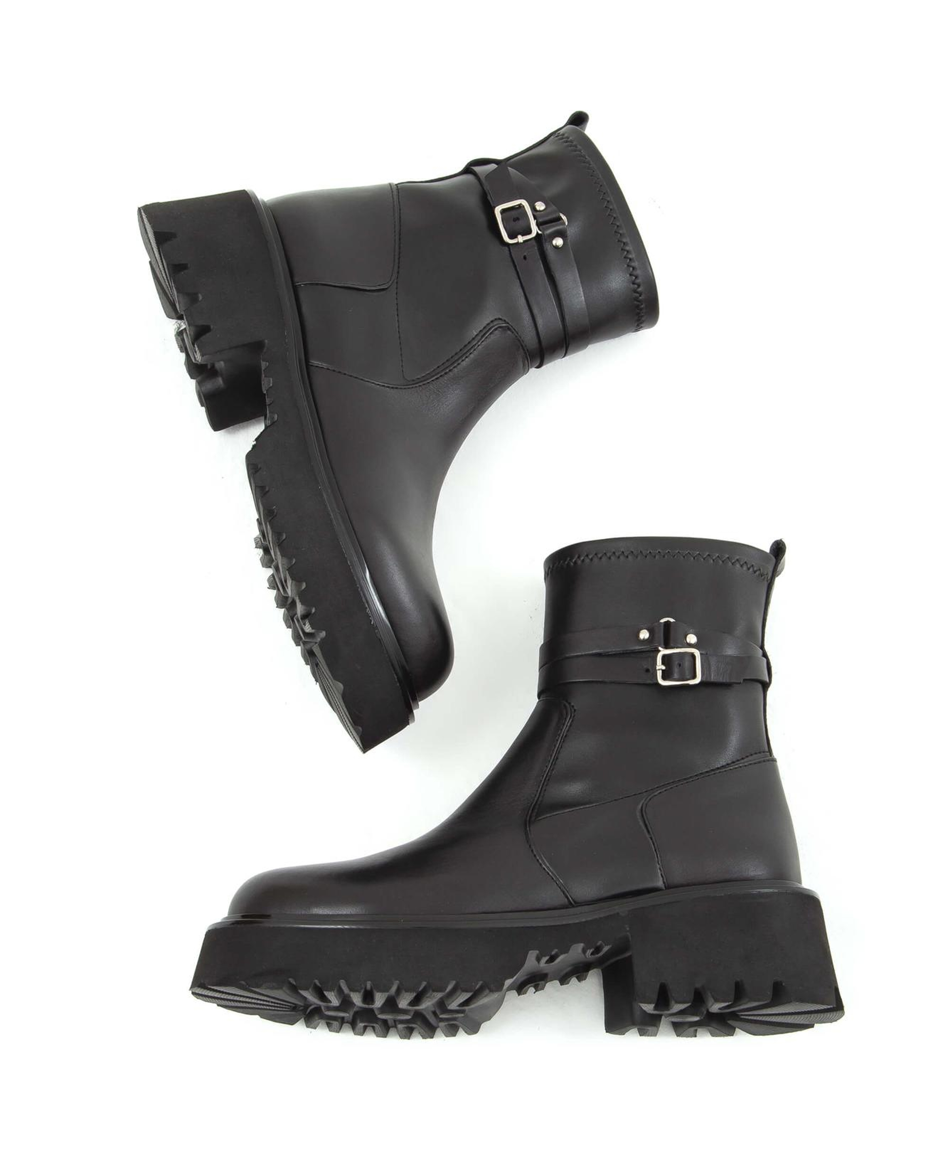 Tamer Tanca Kadın Hakiki Deri Siyah Günlük Bot