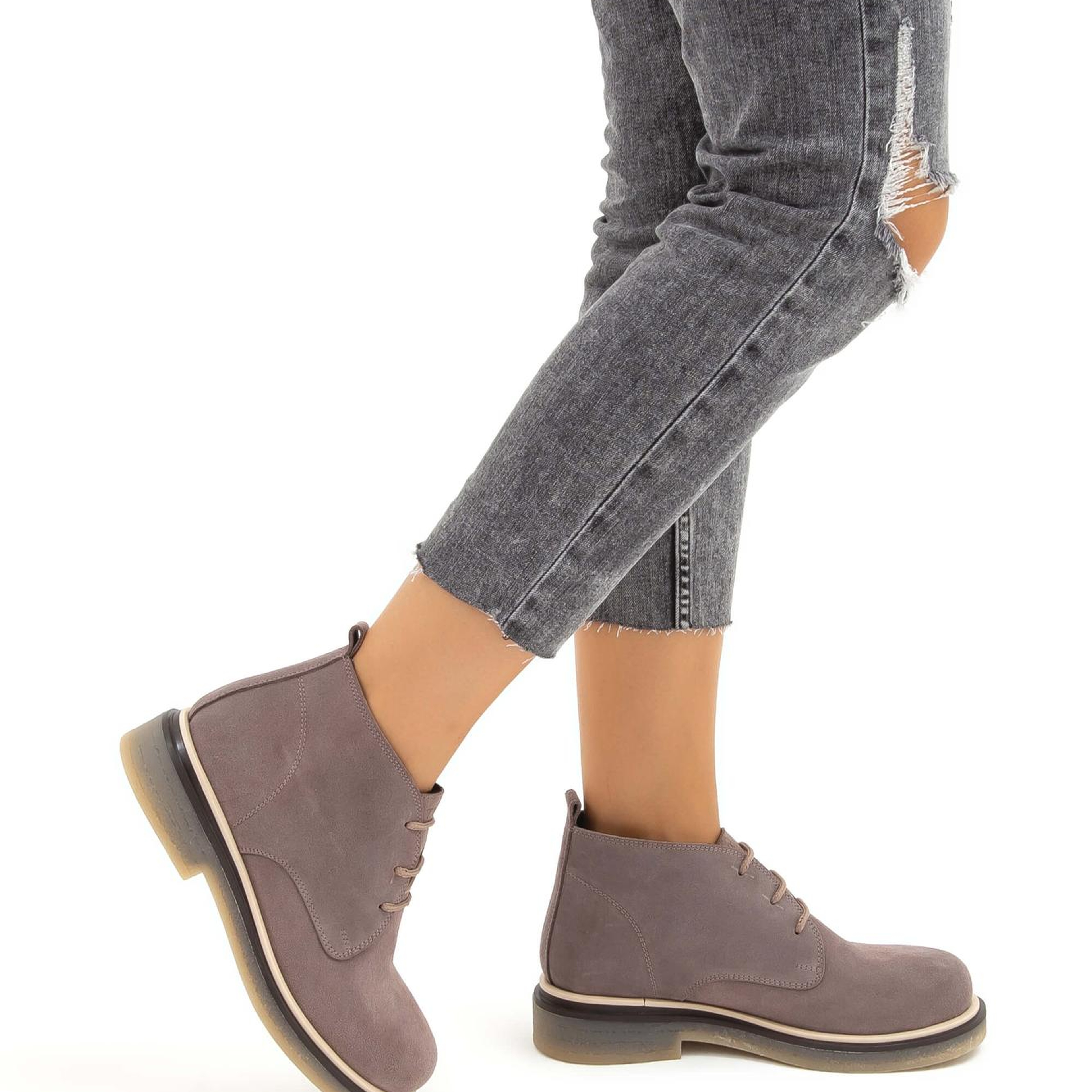 Tamer Tanca Kadın Hakiki Deri Kahverengi Casual Bot