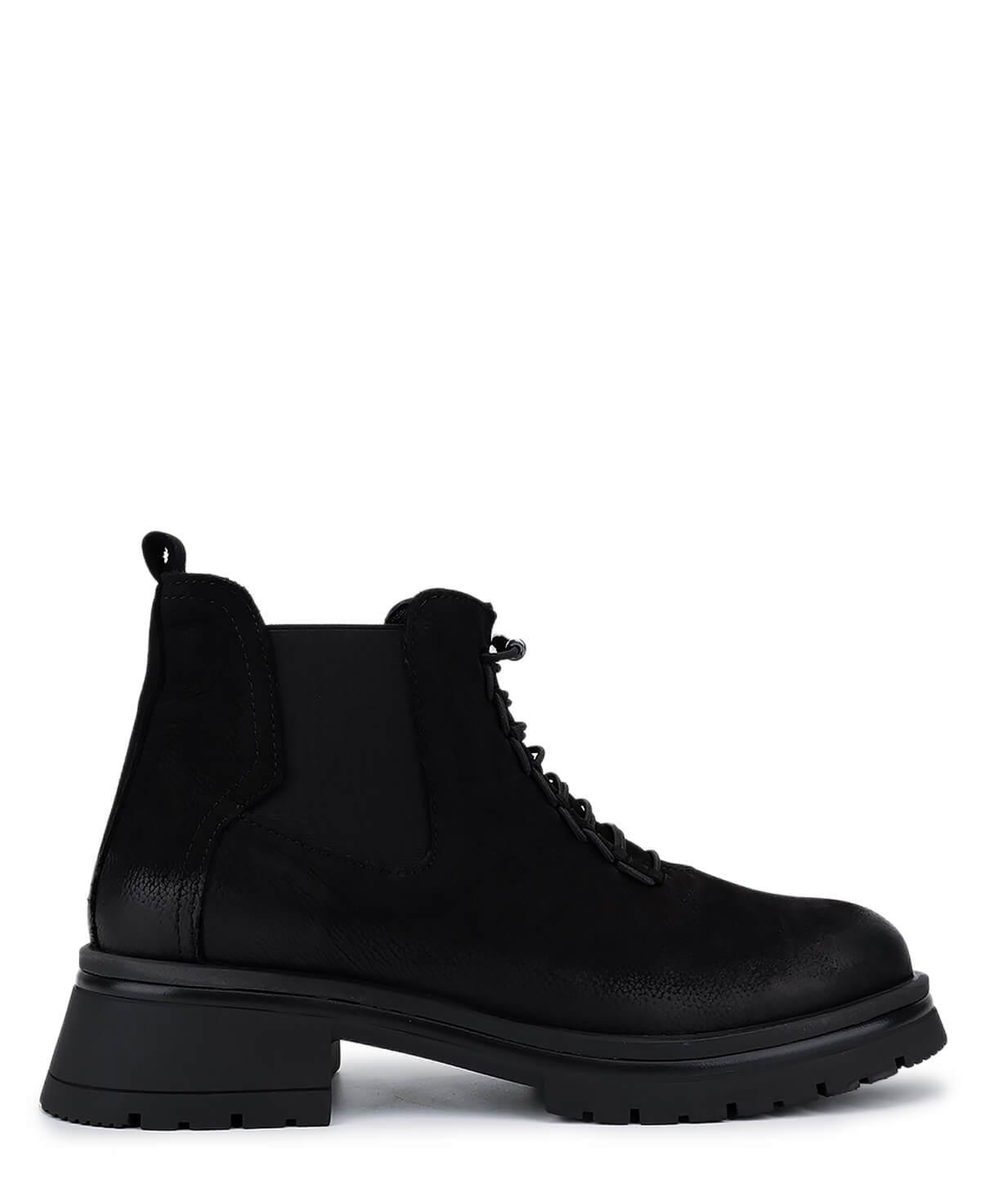 Tamer Tanca Kadın Hakiki Deri Siyah Nubuk Casual Bot