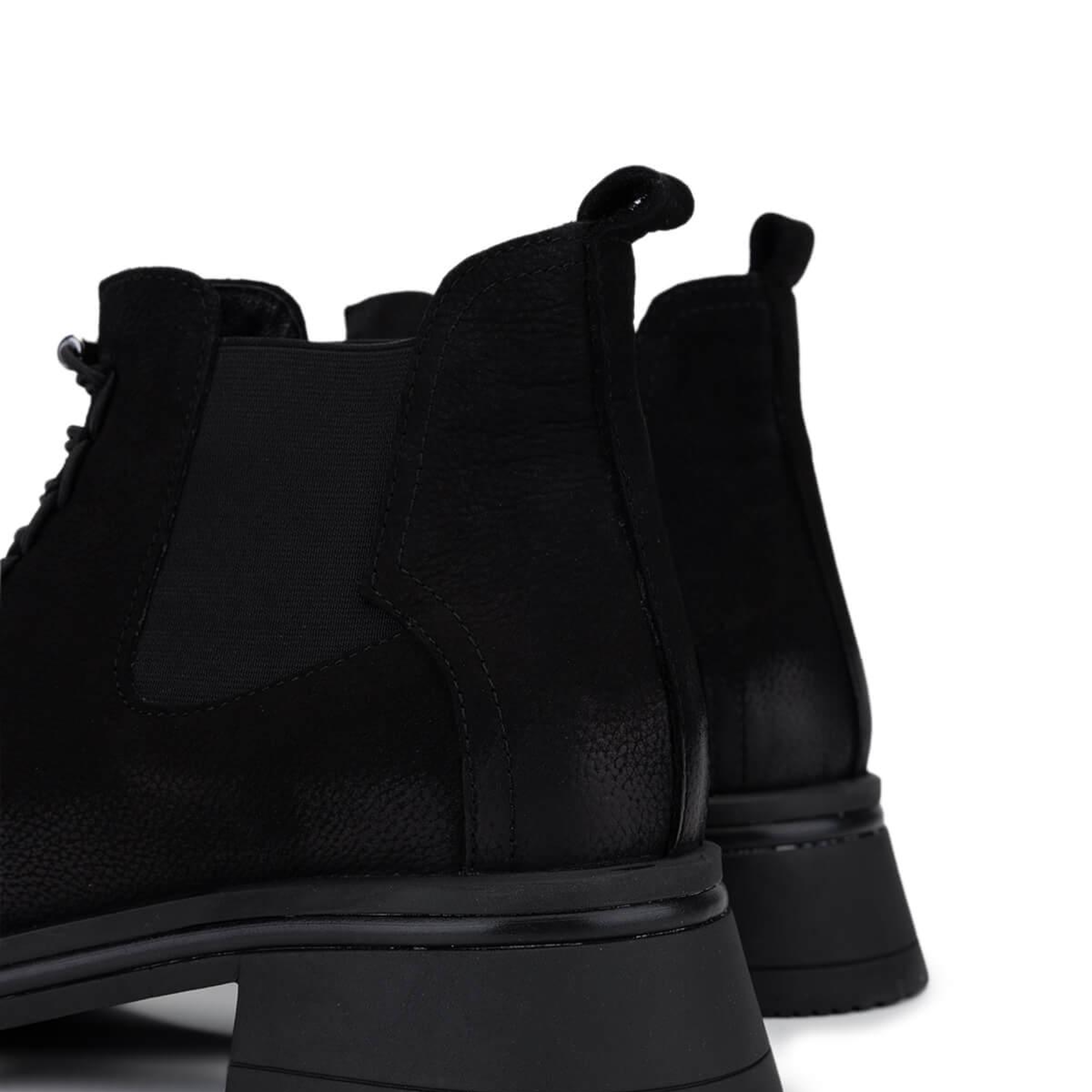 Tamer Tanca Kadın Hakiki Deri Siyah Nubuk Casual Bot