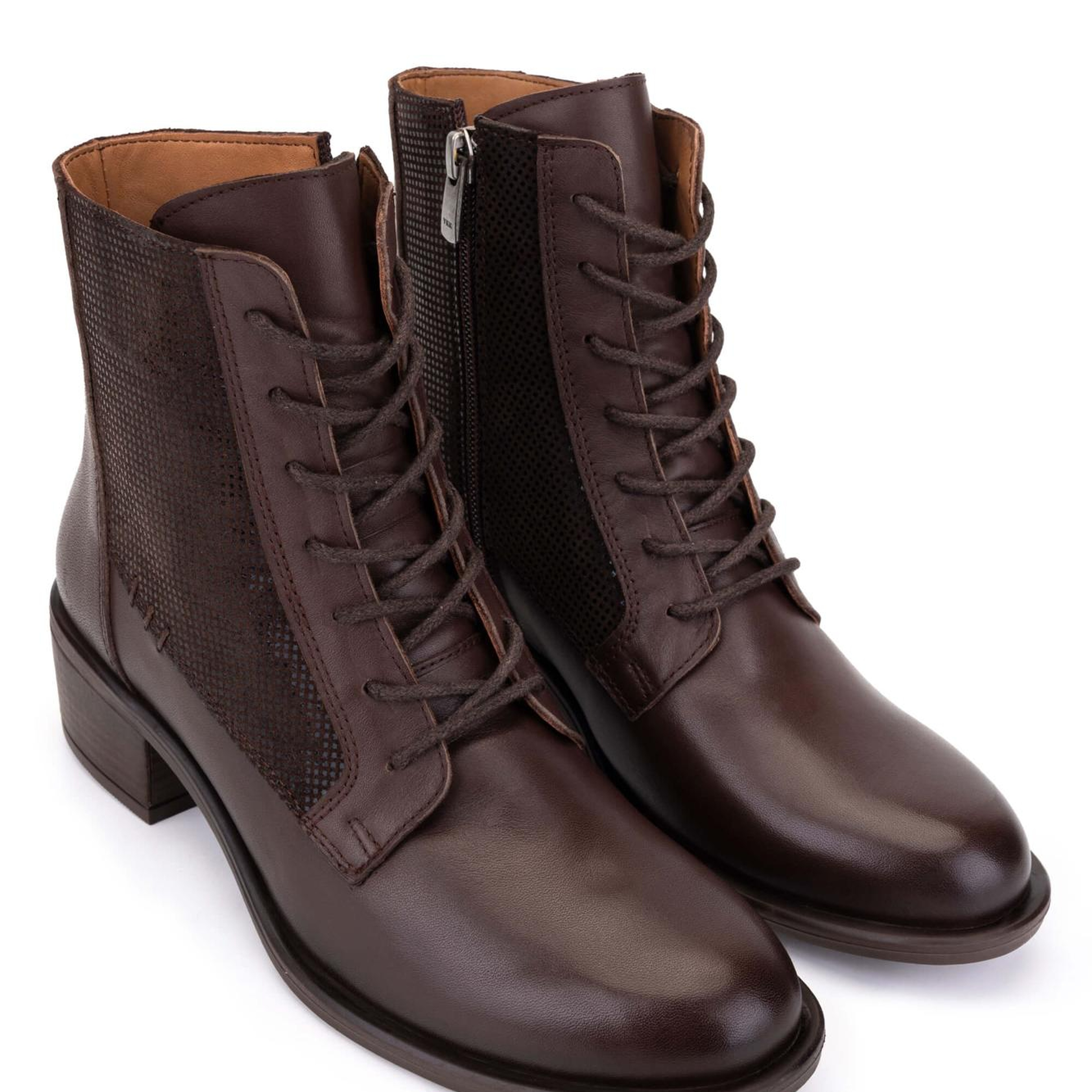 Tamer Tanca Kadın Hakiki Deri Kahverengi Topuklu Bot