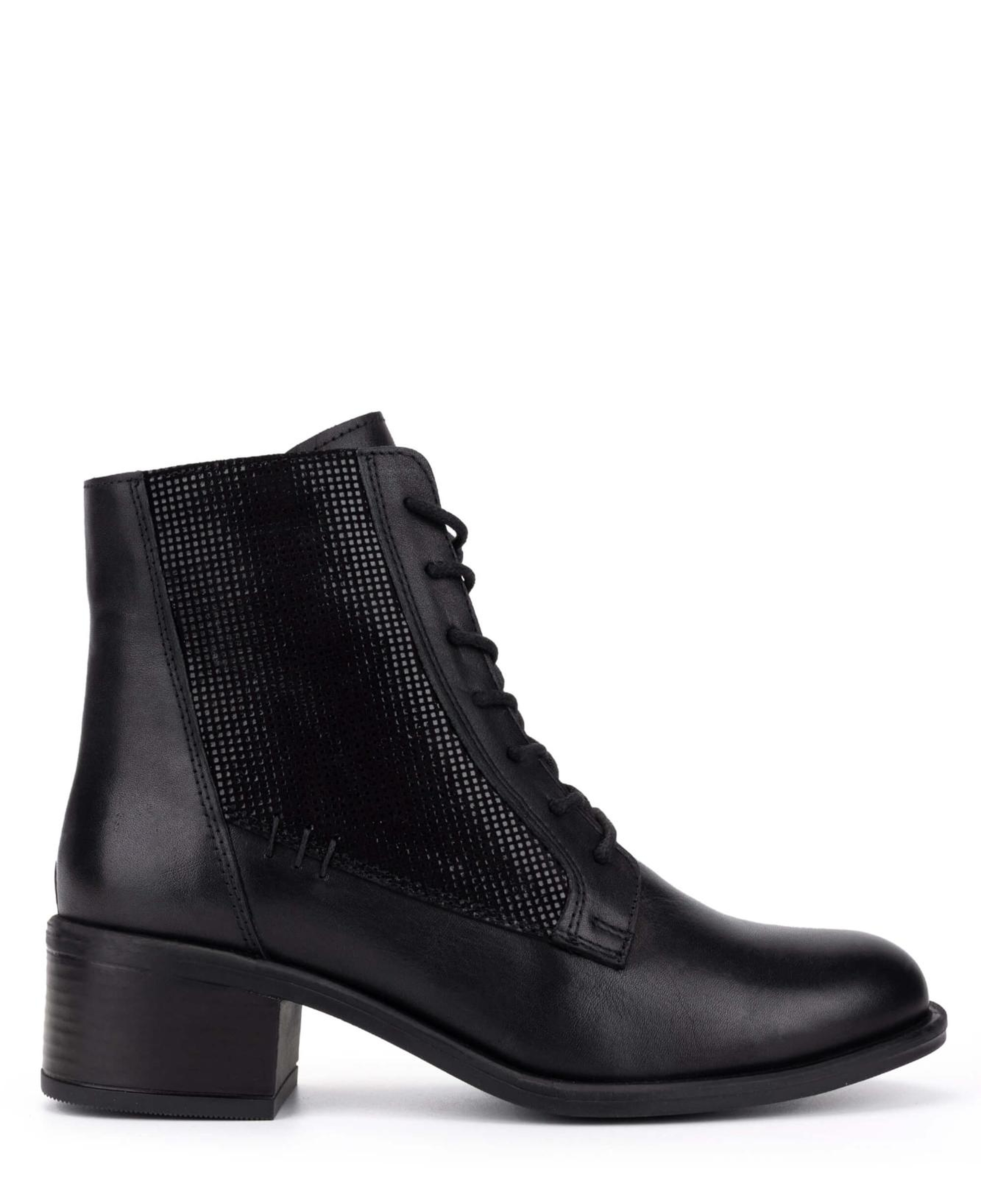 Tamer Tanca Kadın Hakiki Deri Siyah Topuklu Bot