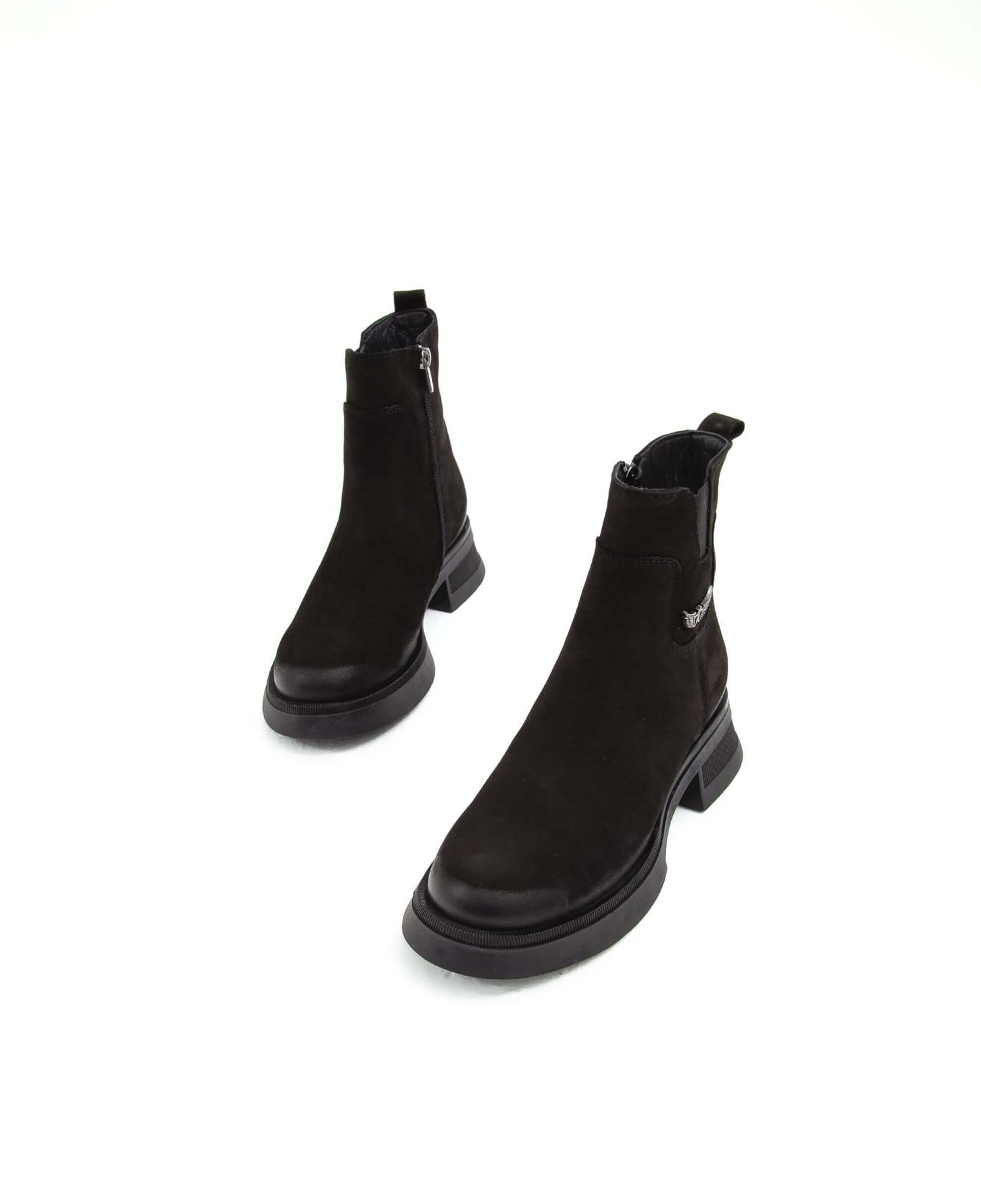 Tamer Tanca Kadın Hakiki Deri Siyah Nubuk Casual Bot