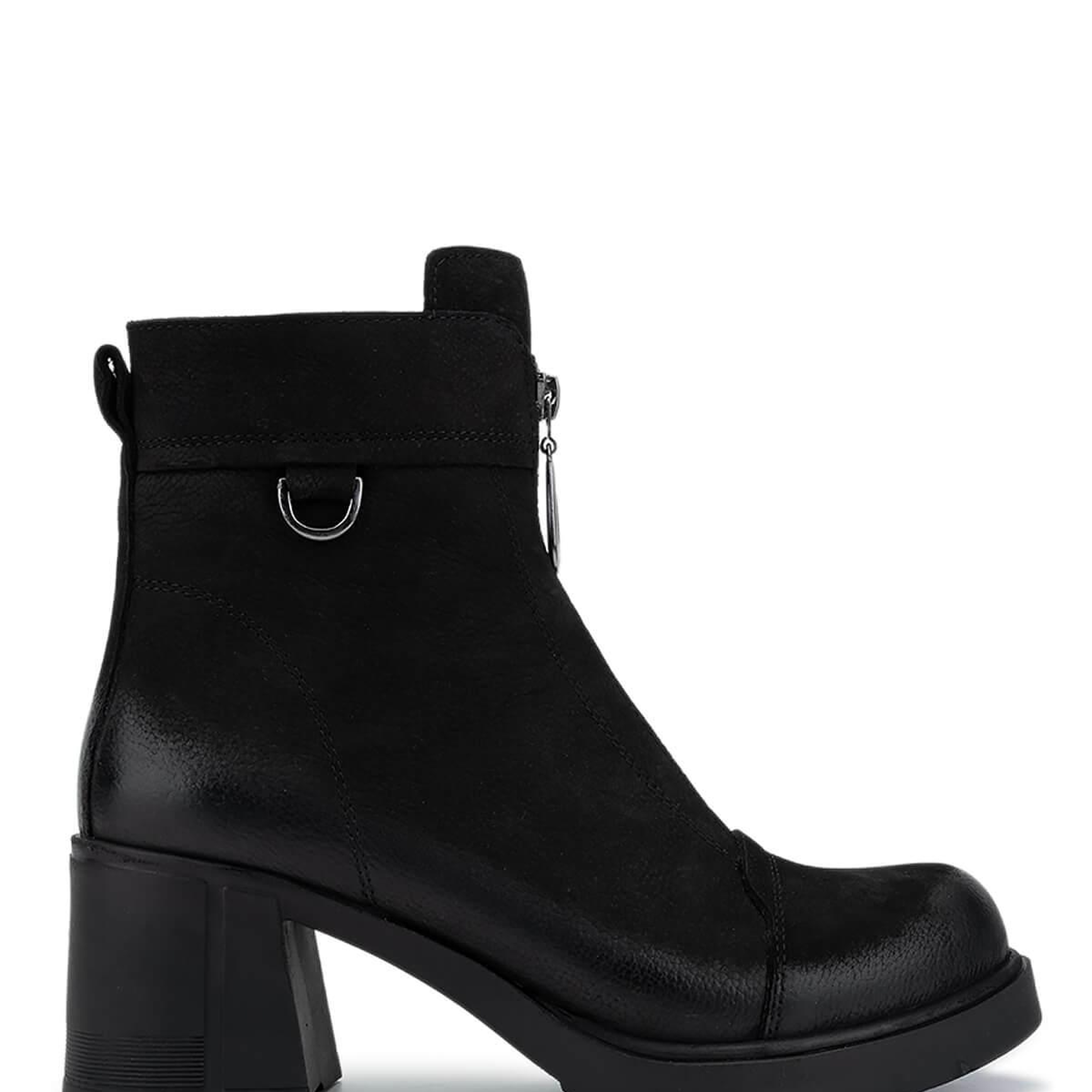 Tamer Tanca Kadın Hakiki Deri Siyah Nubuk Casual Bot