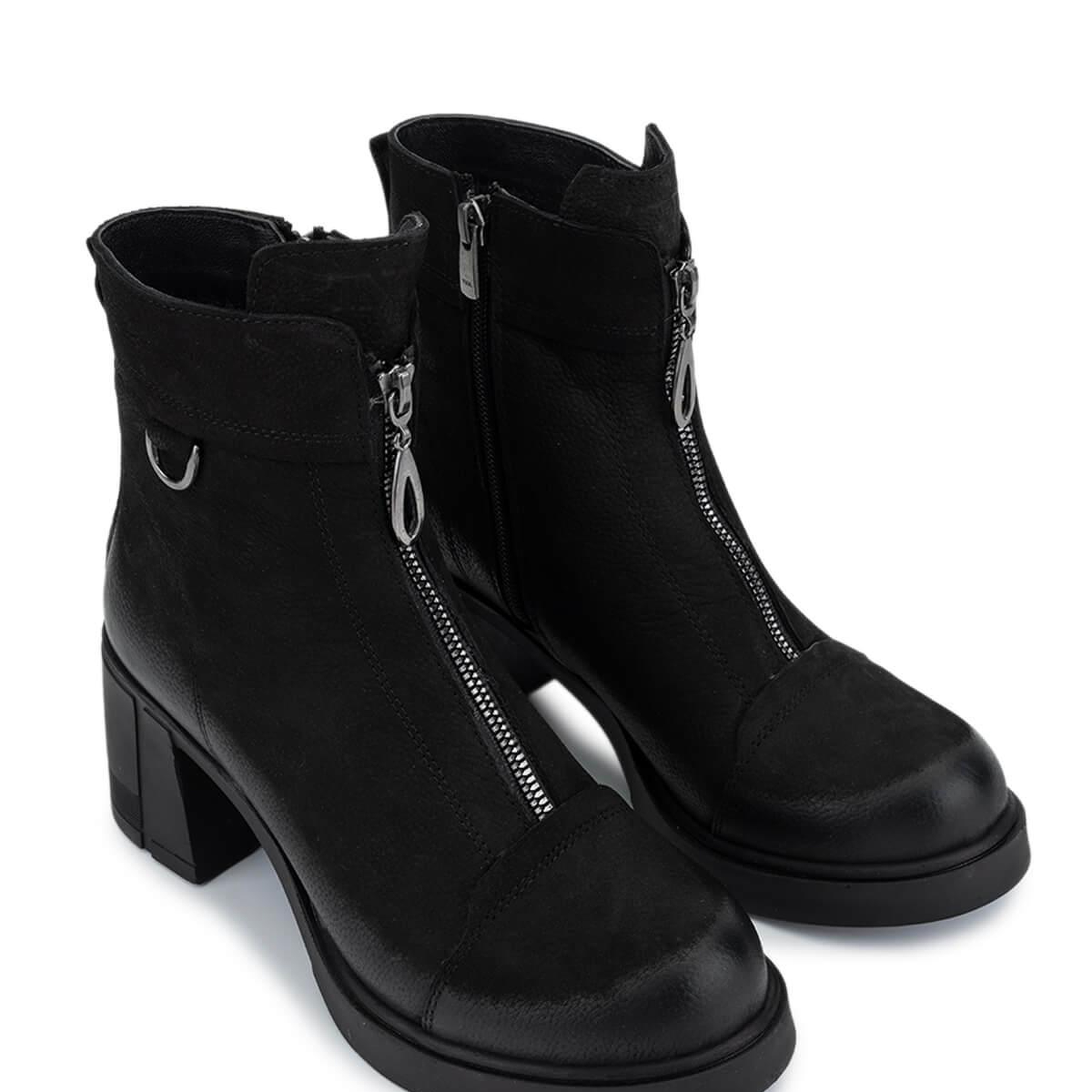 Tamer Tanca Kadın Hakiki Deri Siyah Nubuk Casual Bot