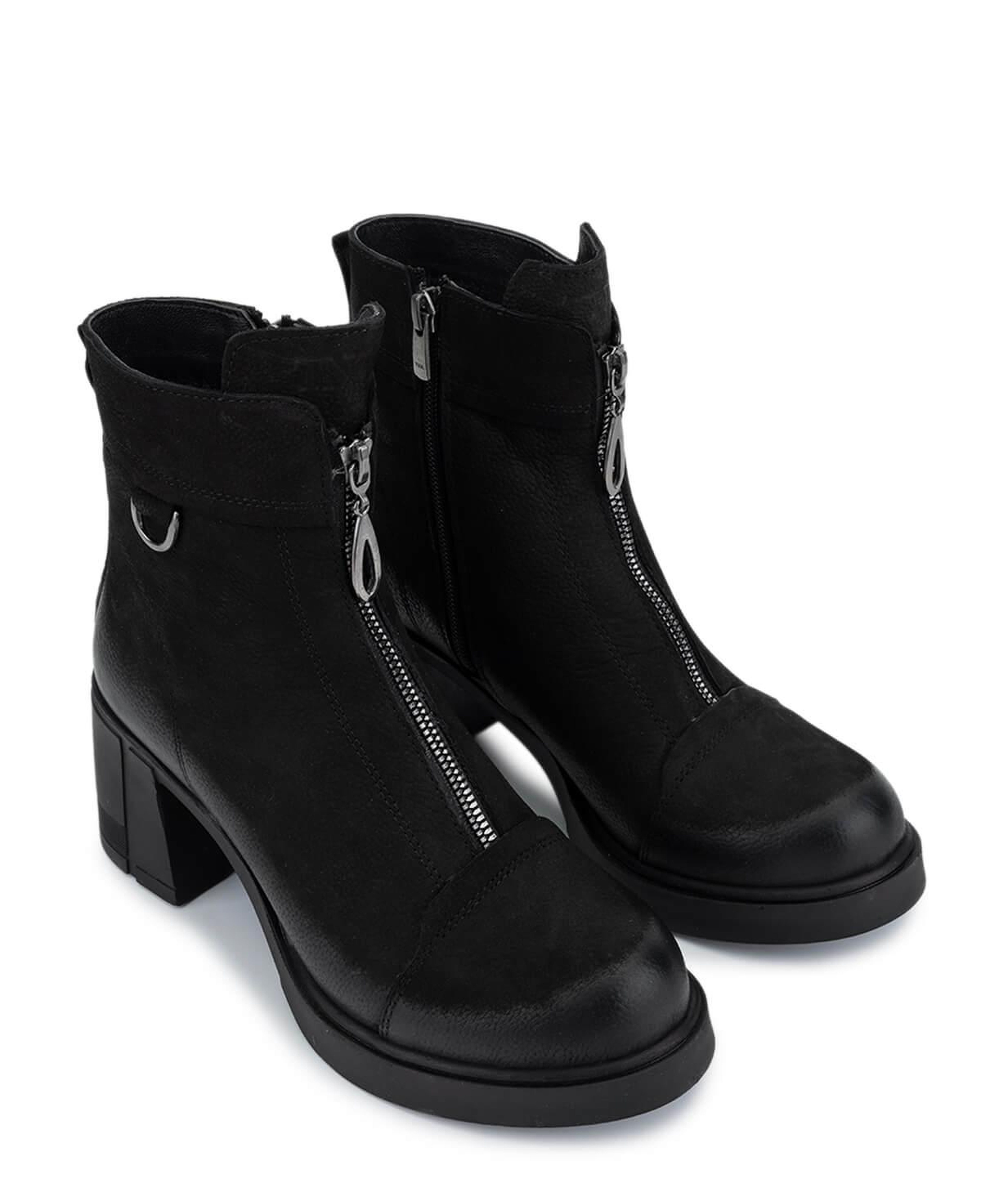 Tamer Tanca Kadın Hakiki Deri Siyah Nubuk Casual Bot