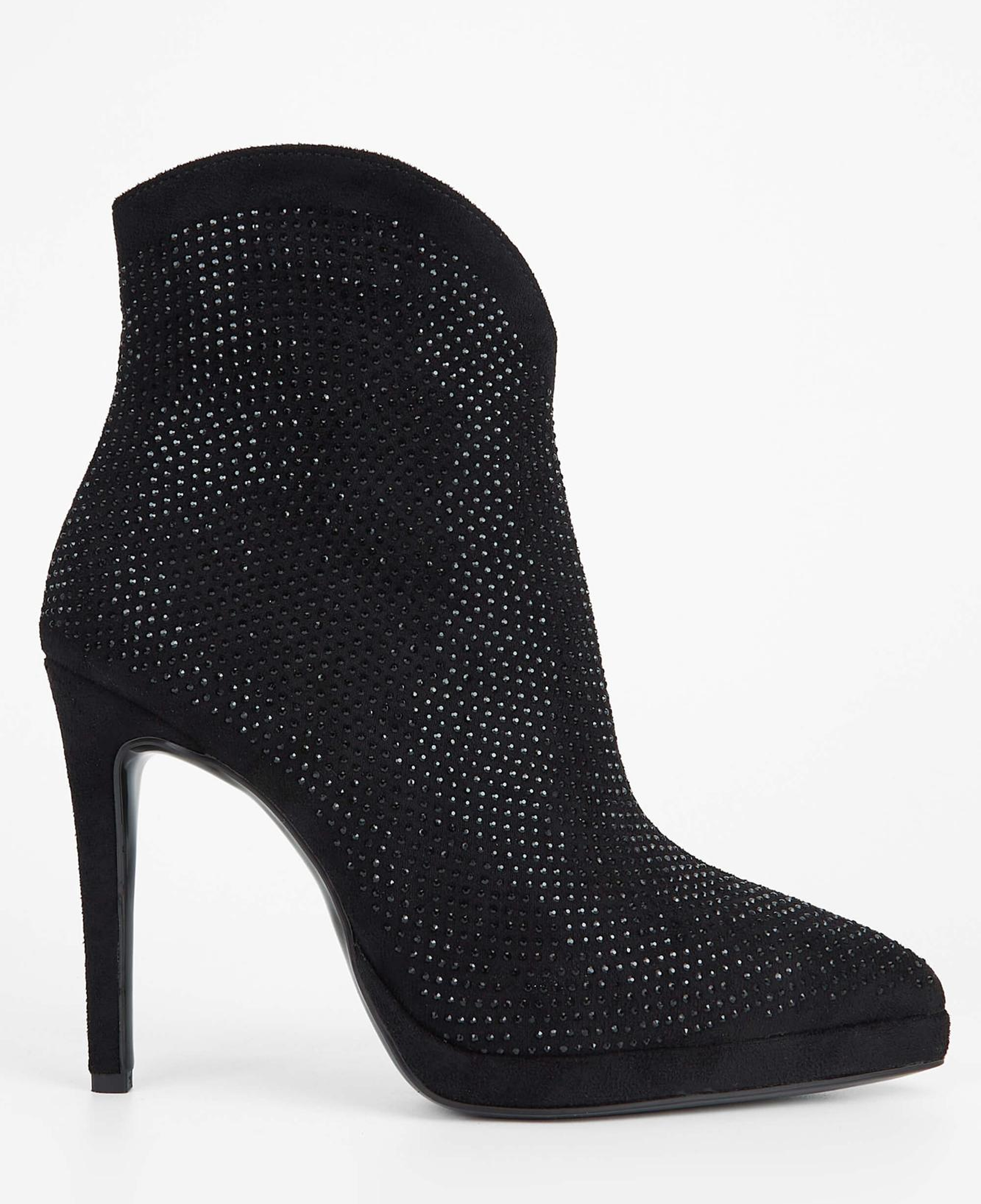 Tamer Tanca Kadın Hakiki Deri Siyah Topuklu Bot