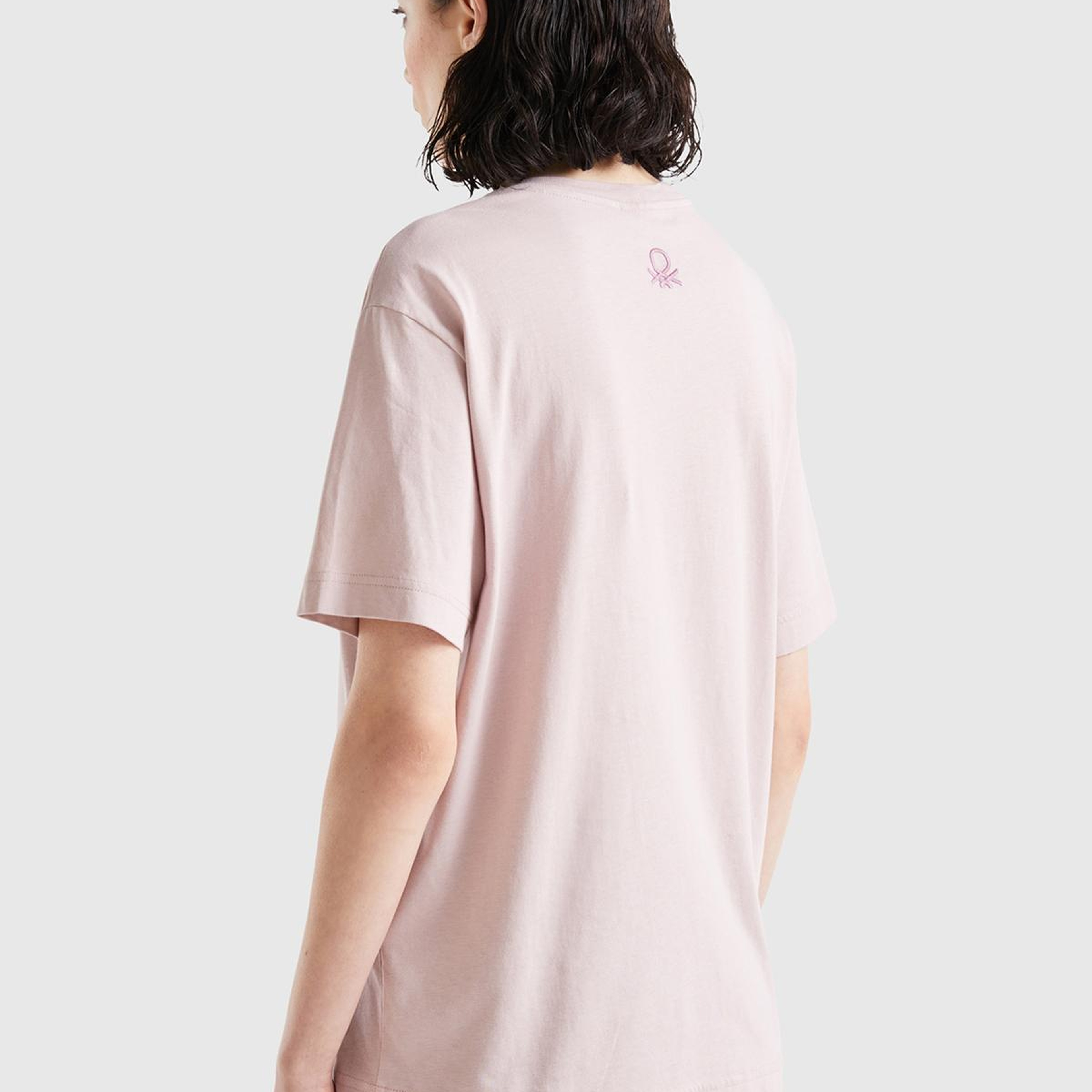 Unisex Gül Kurusu %100 Koton Disney Baskılı T-Shirt