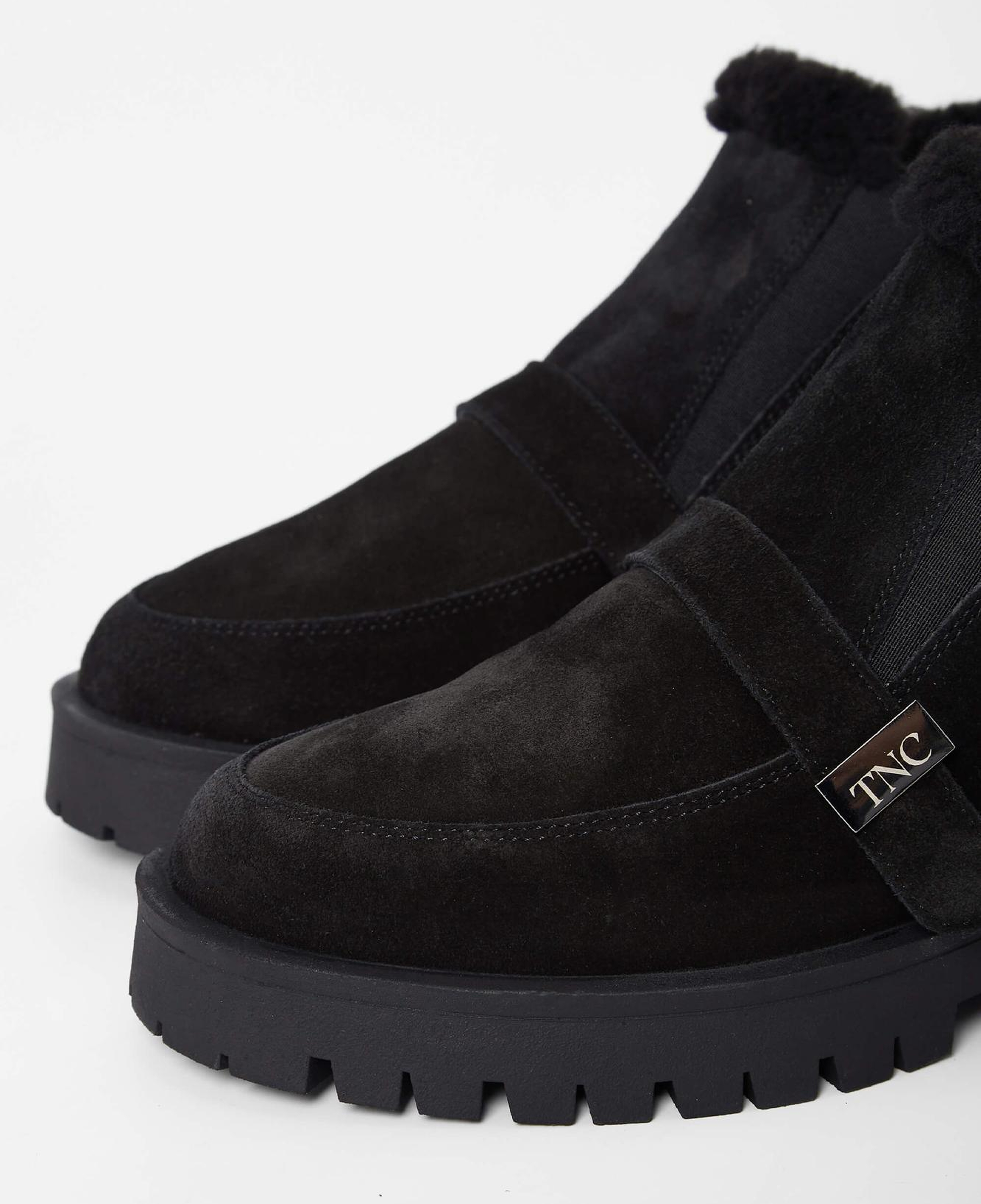 Tamer Tanca Kadın Hakiki Deri Siyah Süet Casual Bot