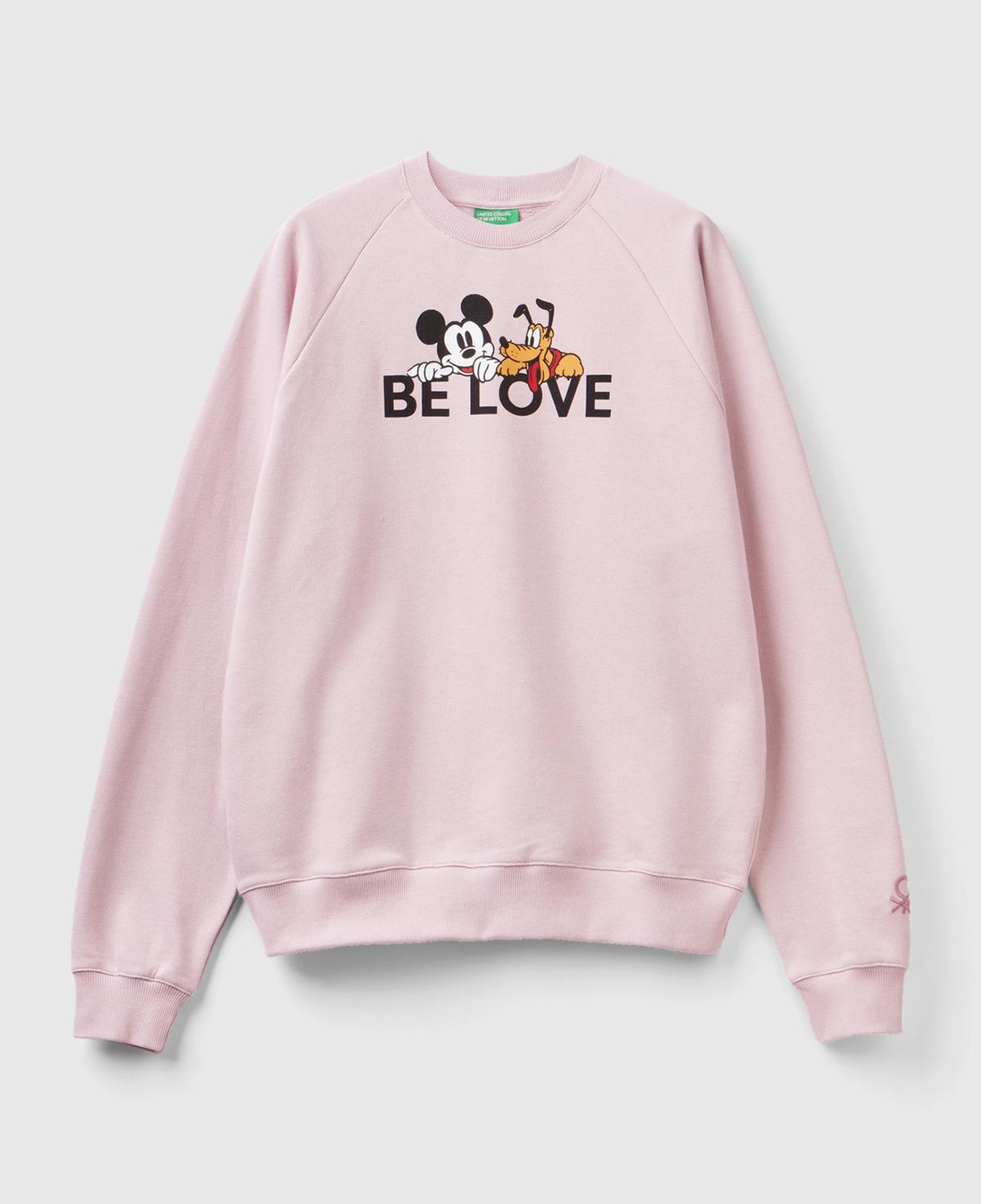 Unisex Gül Kurusu Disney Baskılı Sweatshirt