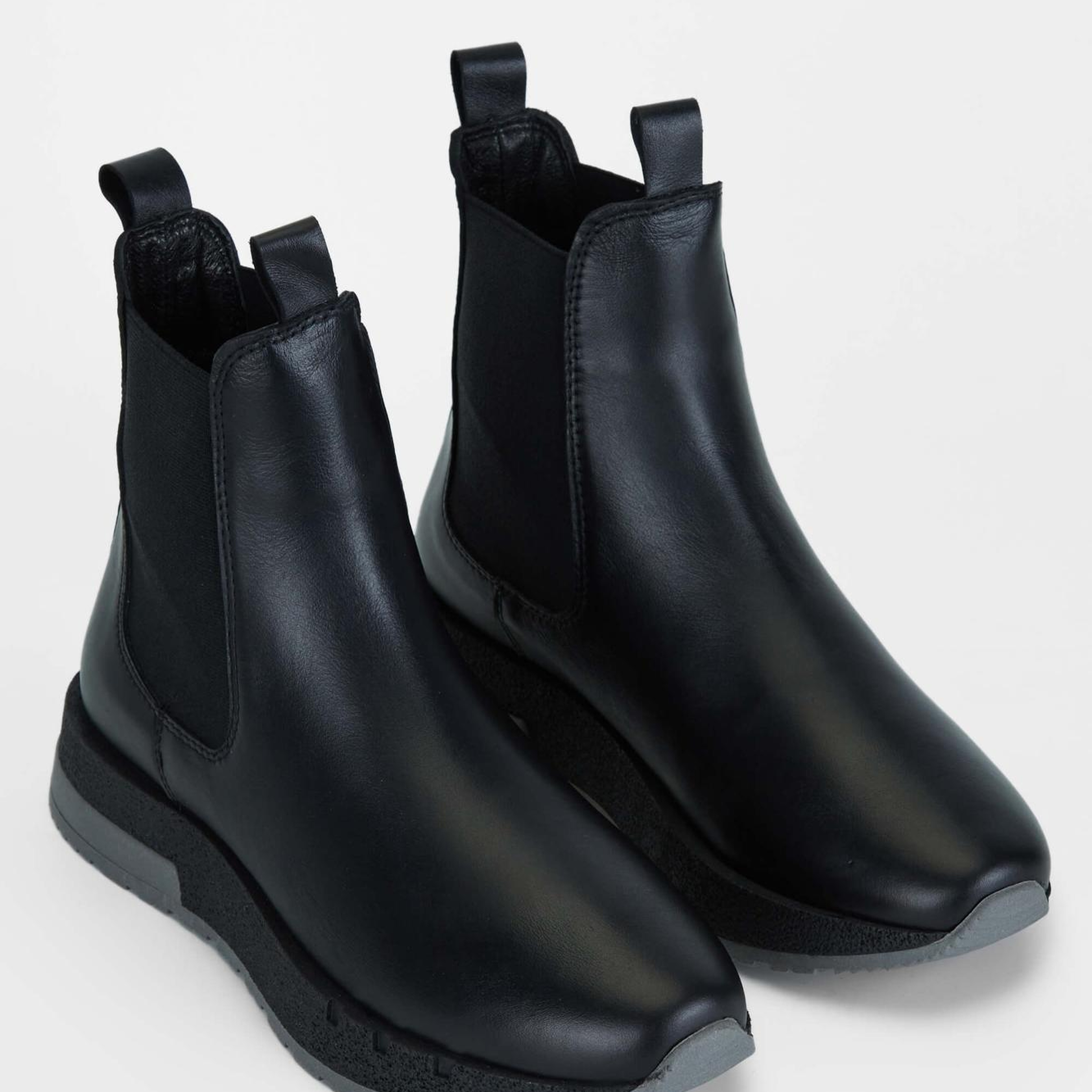 Tamer Tanca Kadın Hakiki Deri Siyah Deri Casual Bot