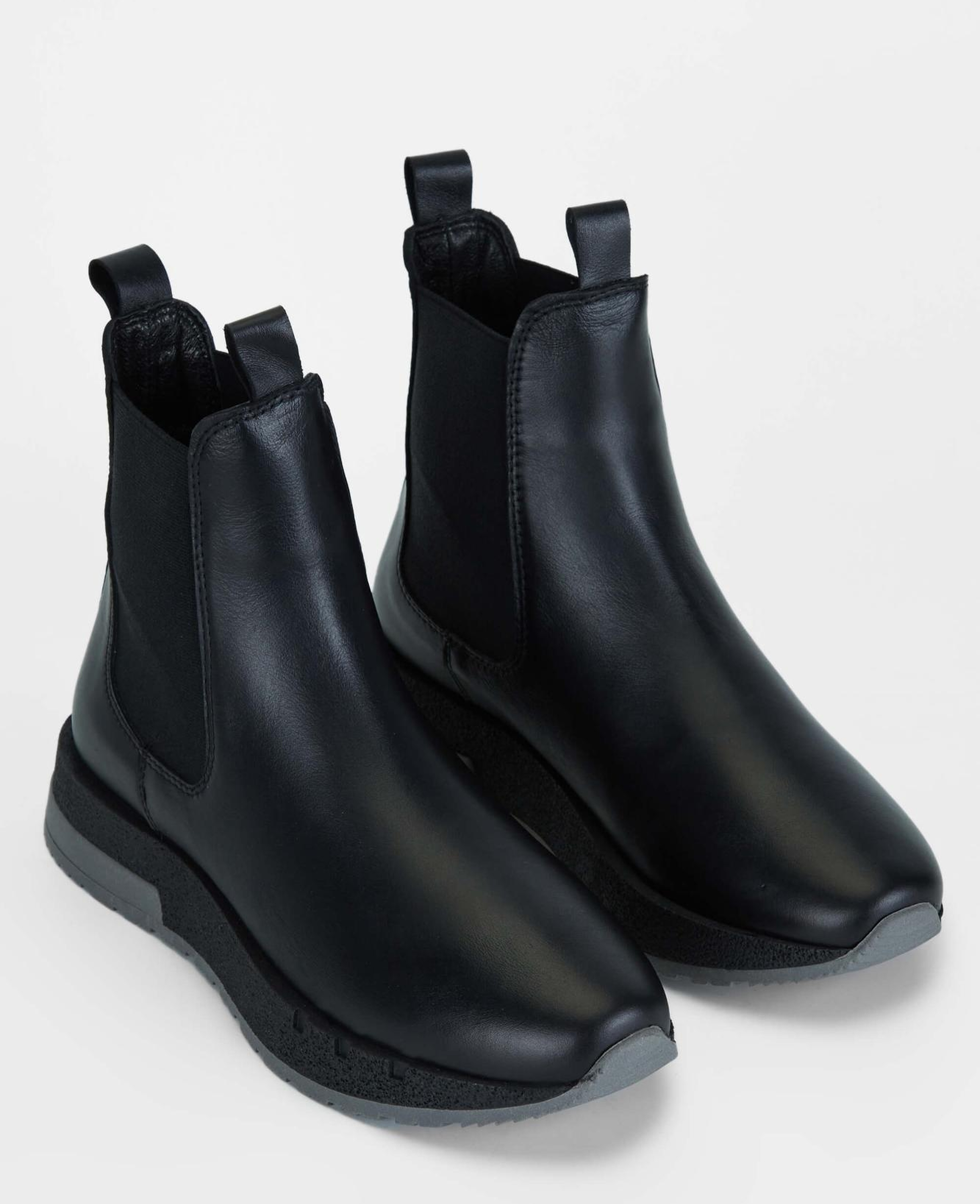 Tamer Tanca Kadın Hakiki Deri Siyah Deri Casual Bot