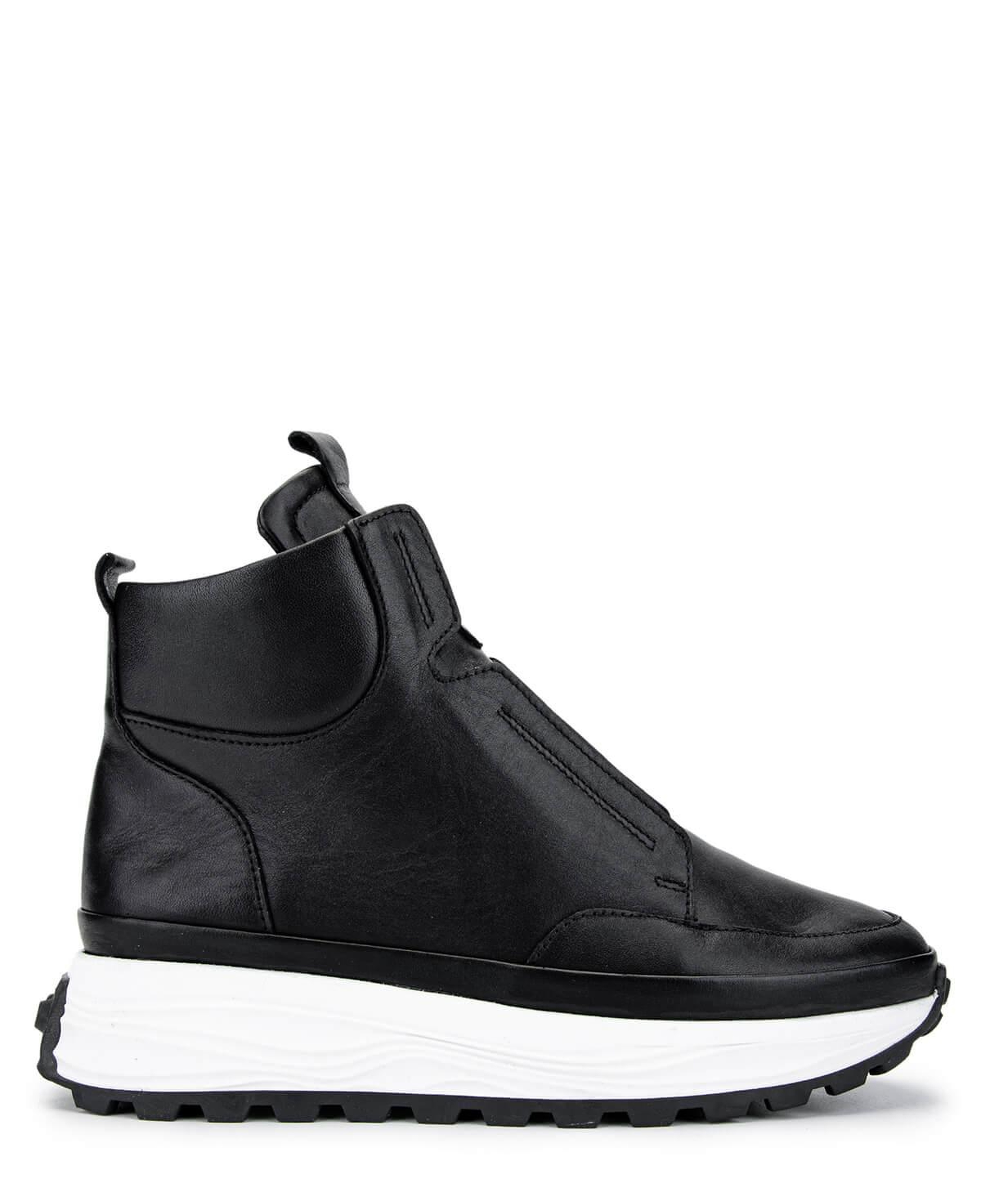 Tamer Tanca Kadın Hakiki Deri Siyah Deri Casual Bot