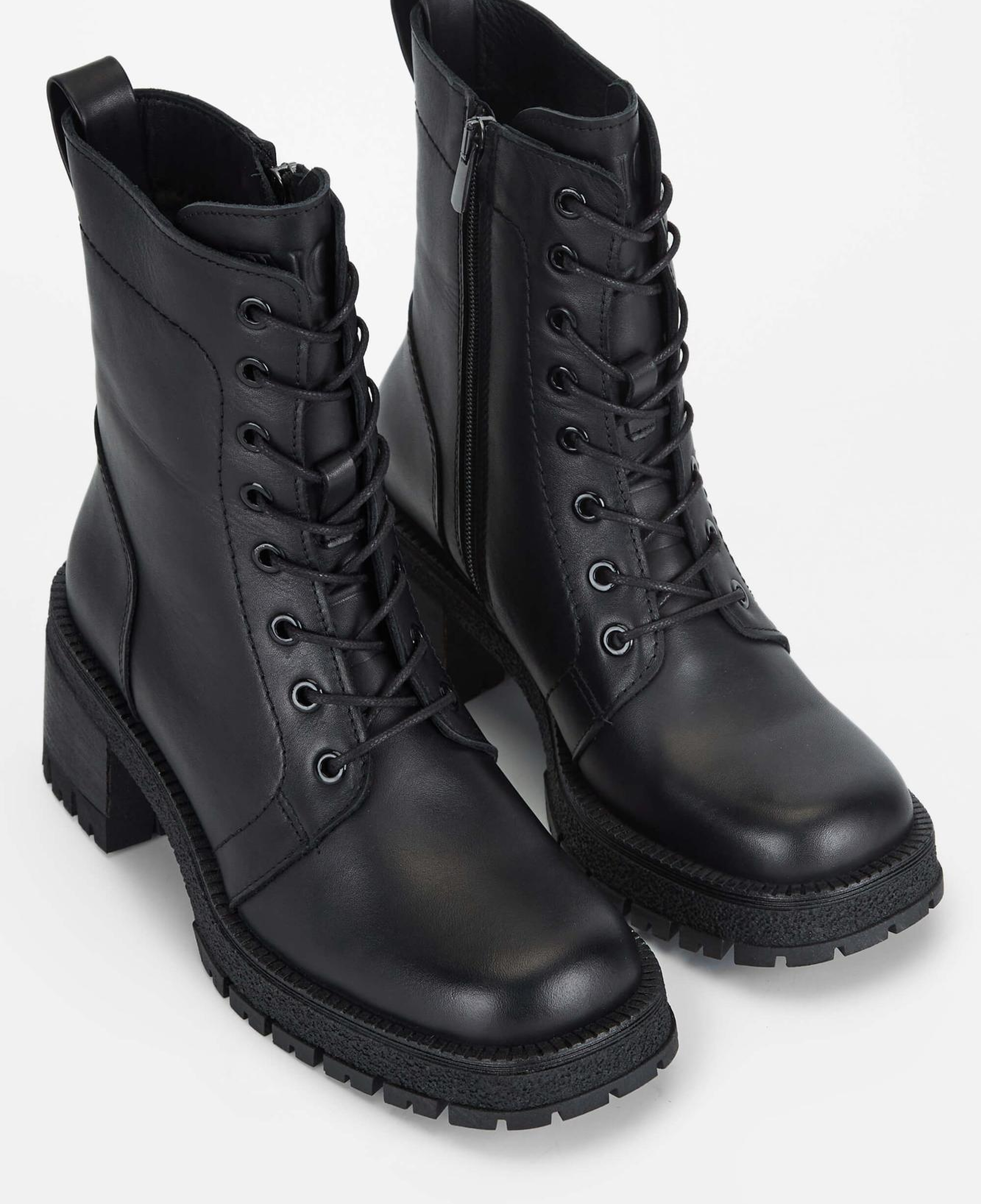 Tamer Tanca Kadın Hakiki Deri Siyah Deri Casual Bot