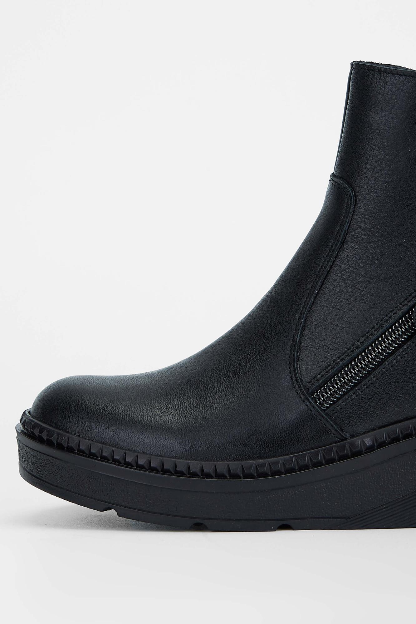 Tamer Tanca Kadın Hakiki Deri Siyah Casual Bot