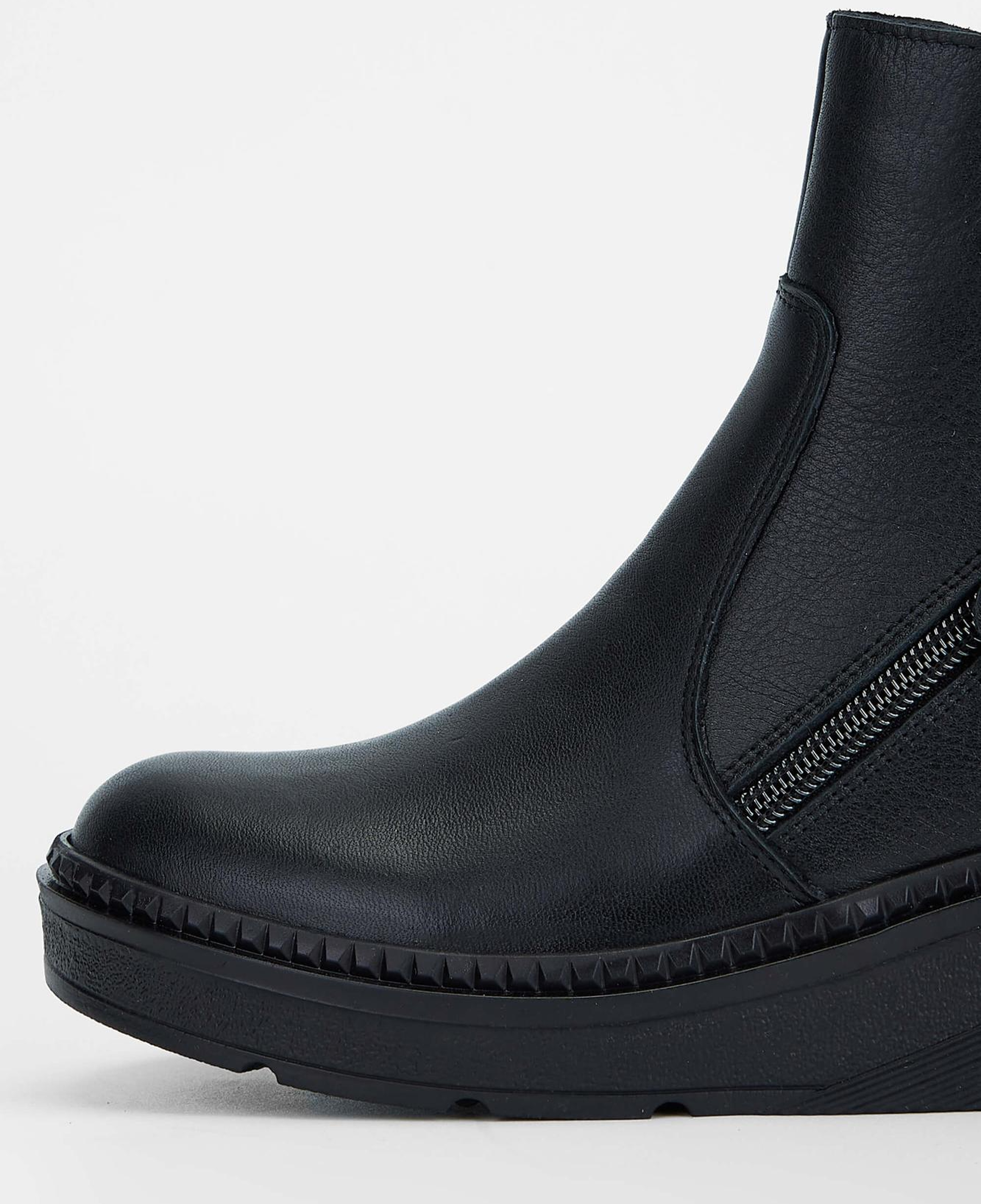 Tamer Tanca Kadın Hakiki Deri Siyah Casual Bot