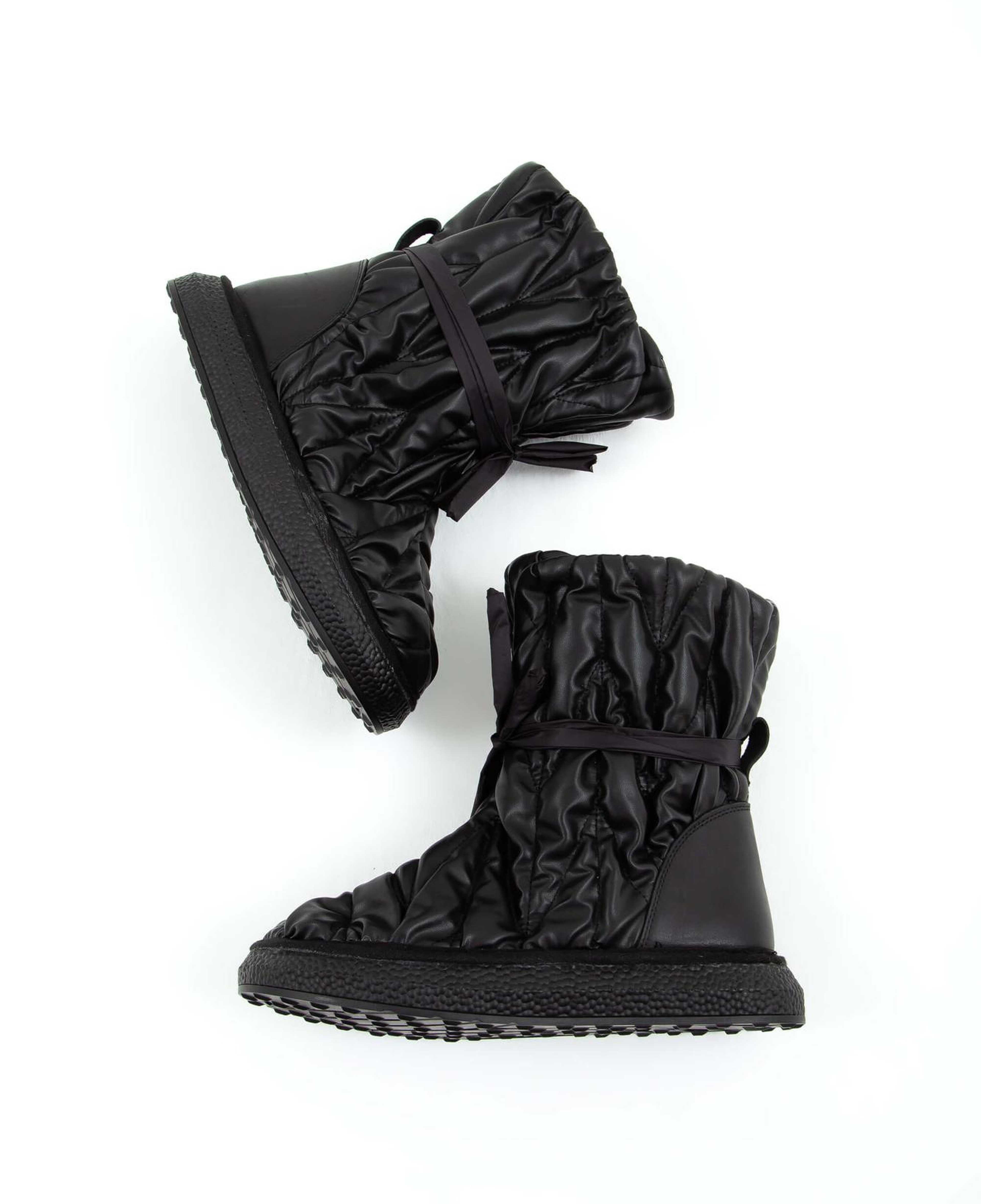 Tamer Tanca Kadın Hakiki Deri Siyah Casual Bot