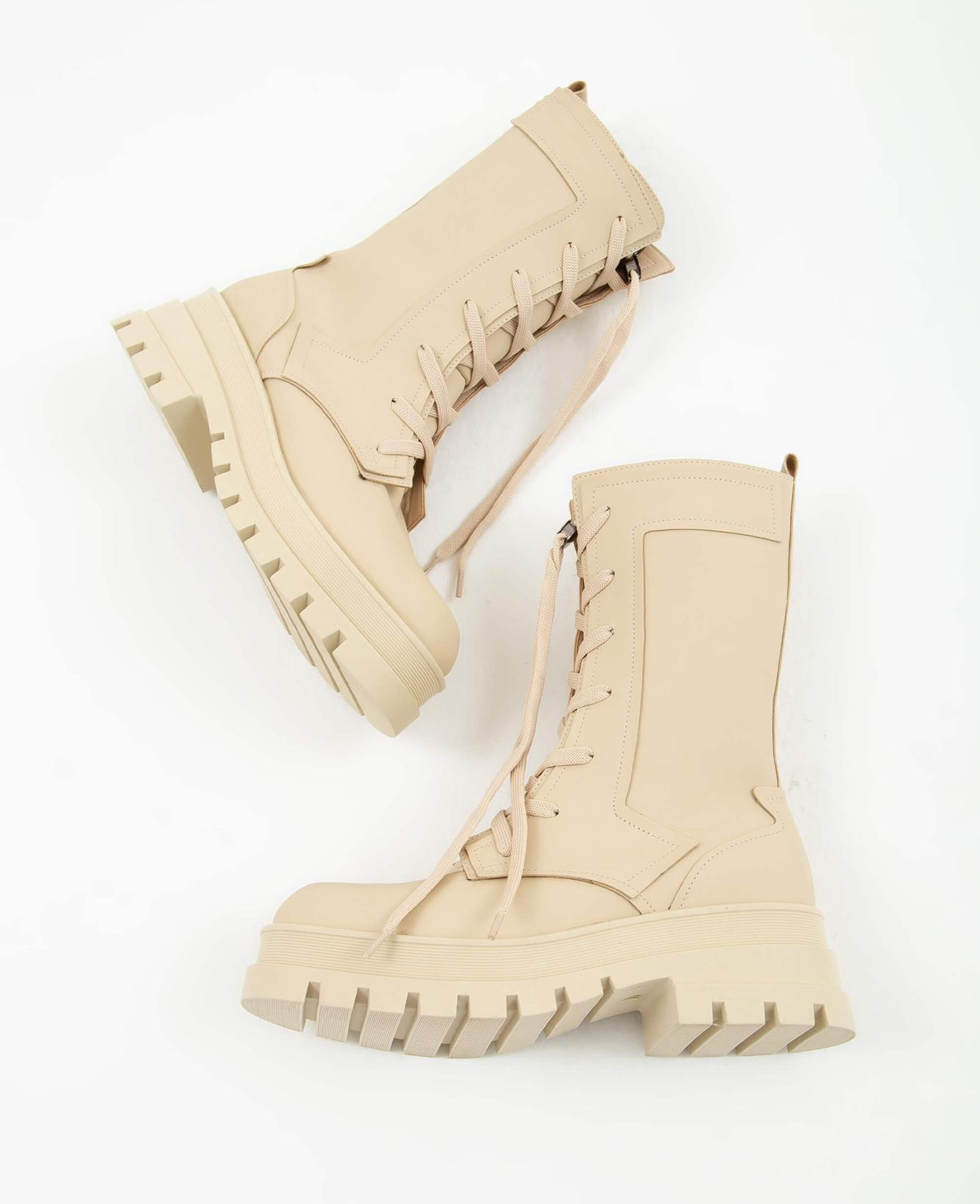 Tamer Tanca Kadın Hakiki Deri Bej POSTAL Bot