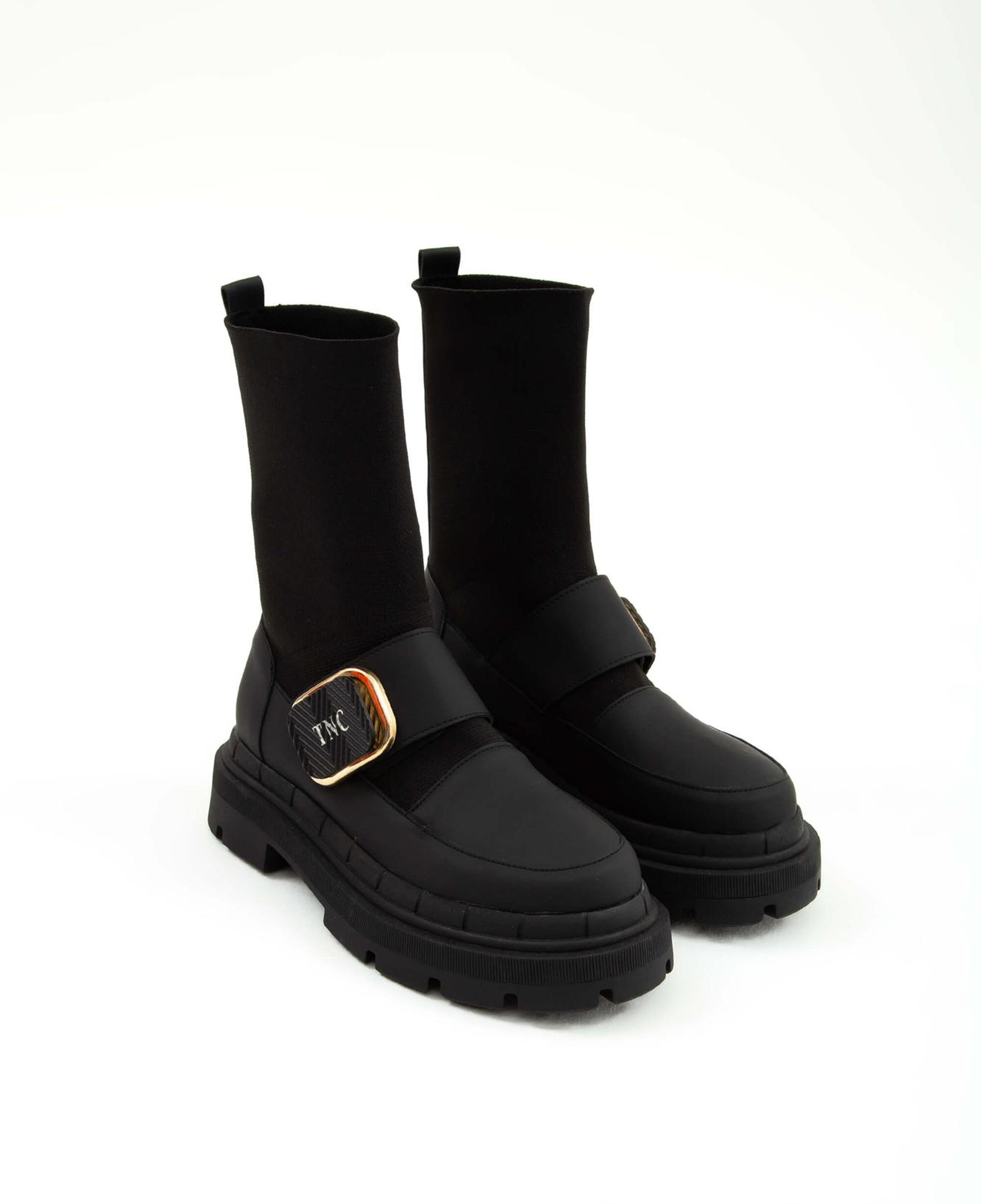 Tamer Tanca Kadın Hakiki Deri Siyah Casual Bot