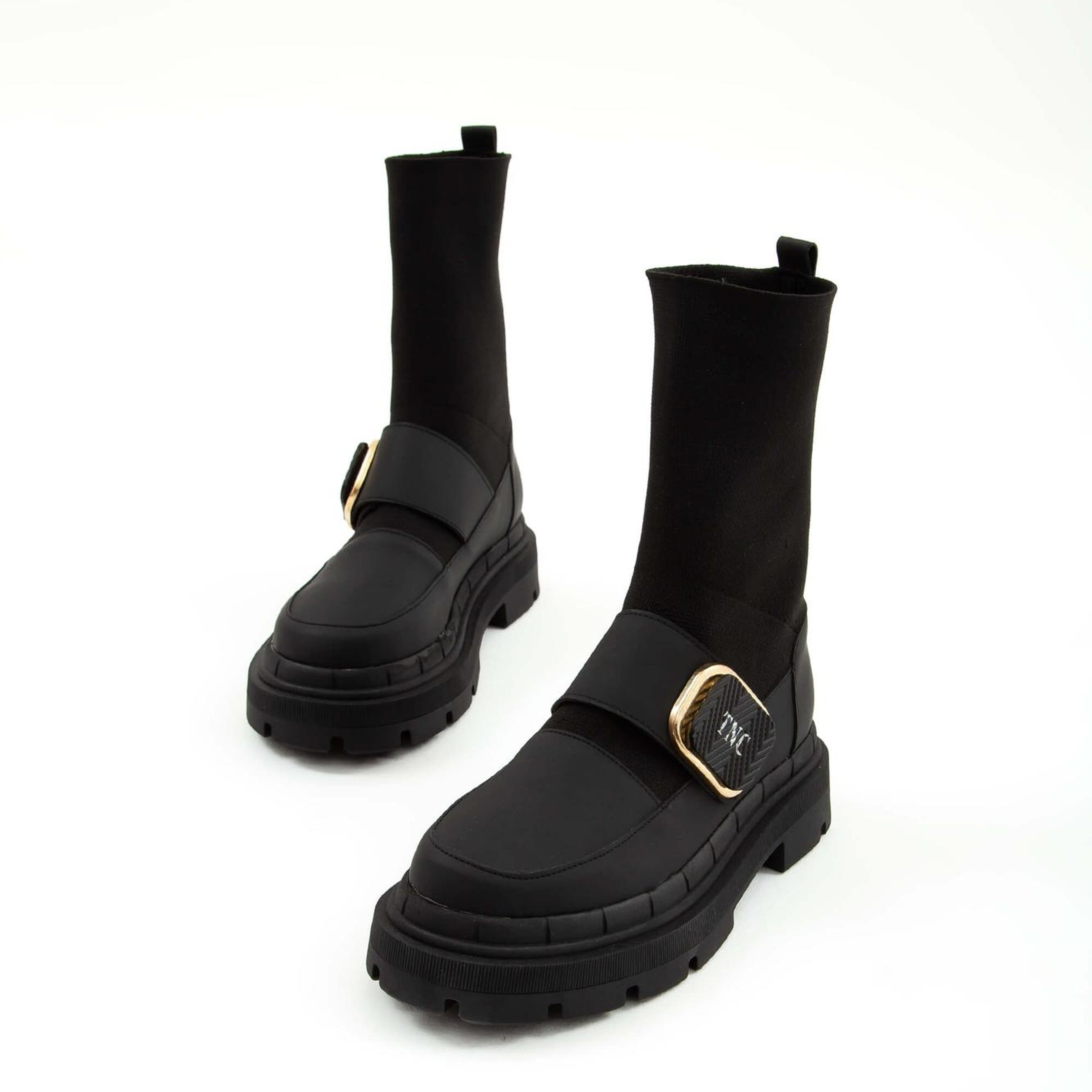 Tamer Tanca Kadın Hakiki Deri Siyah Casual Bot