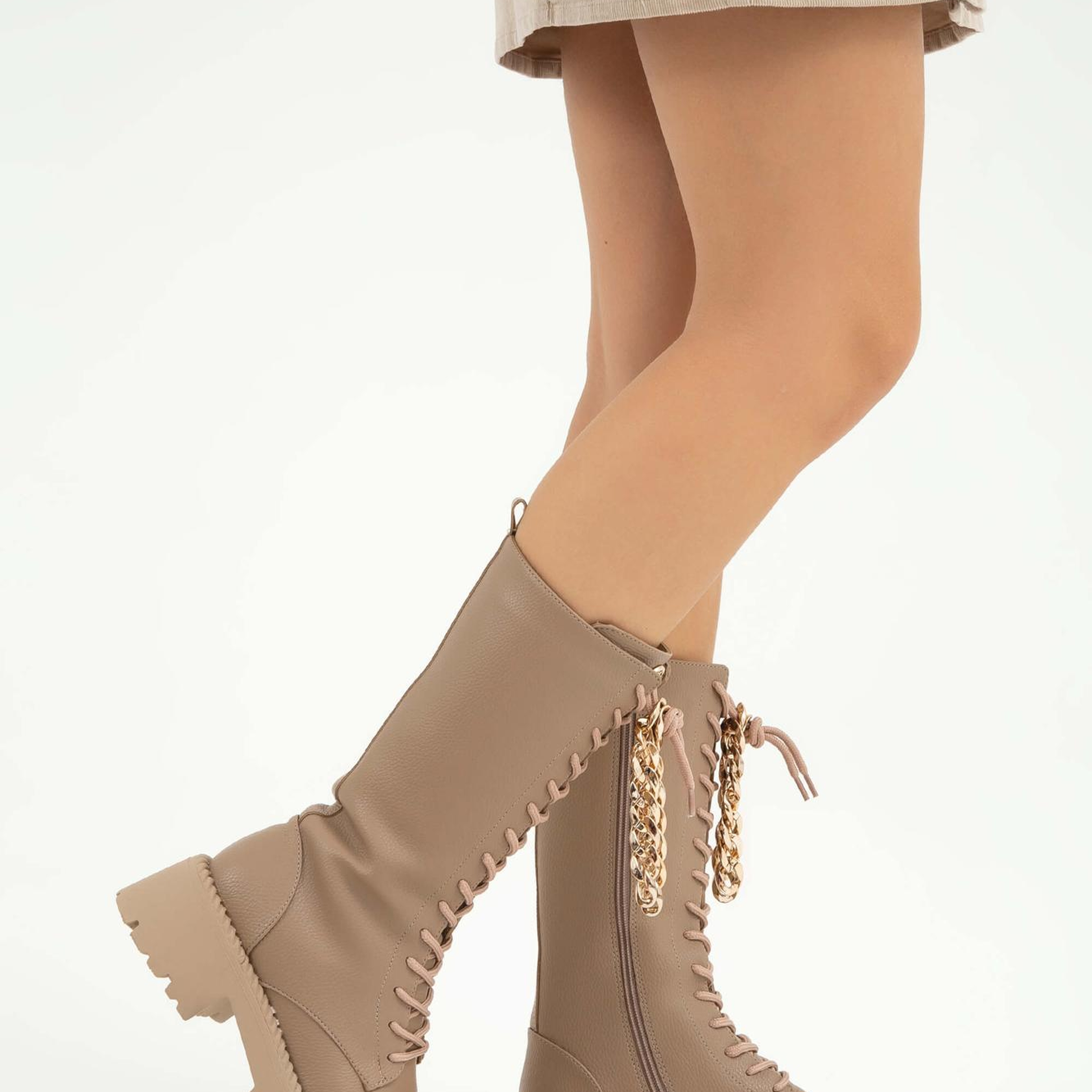 Tamer Tanca Kadın Hakiki Deri Vizon POSTAL Bot