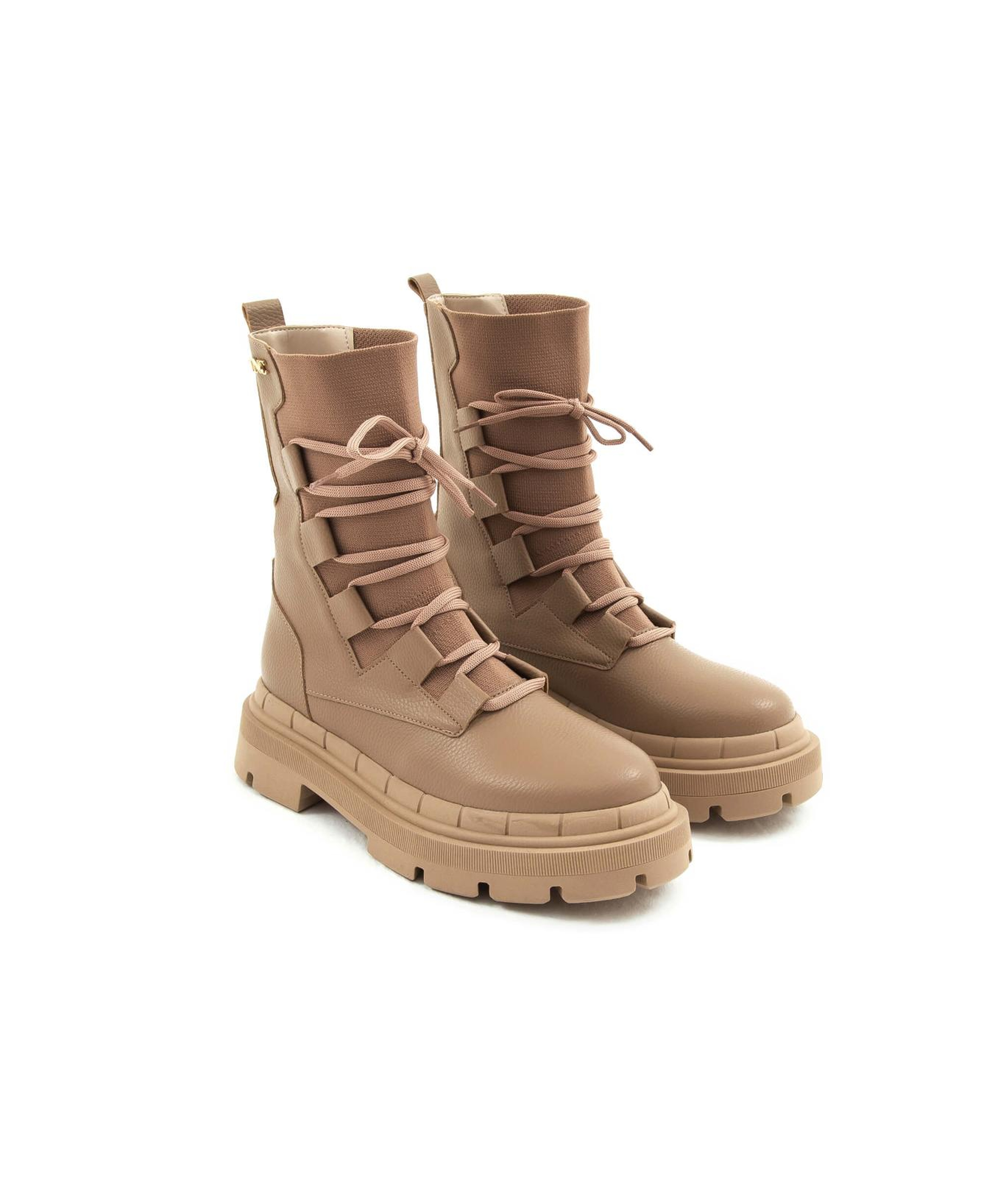 Tamer Tanca Kadın Hakiki Deri Bej Casual Bot