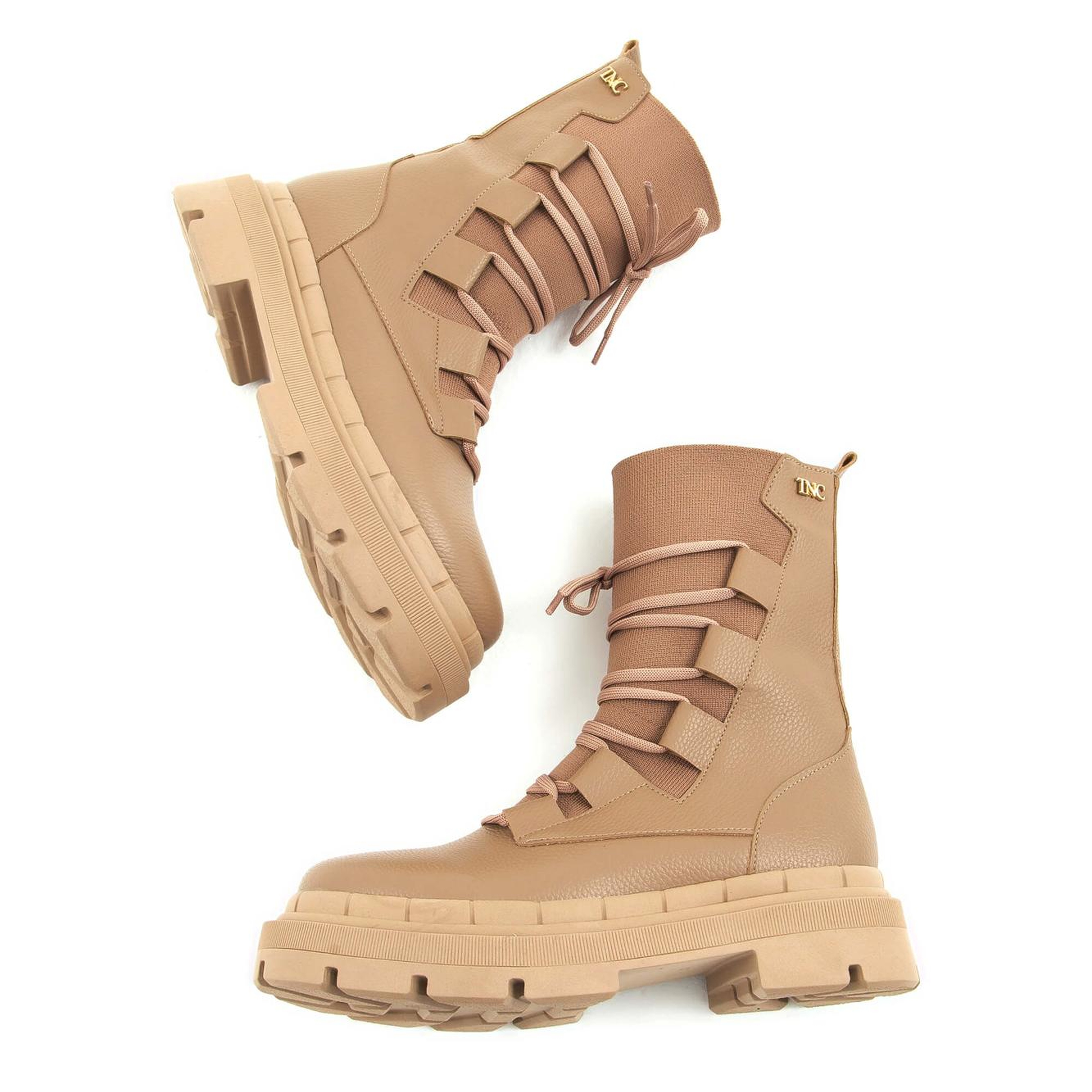 Tamer Tanca Kadın Hakiki Deri Bej Casual Bot