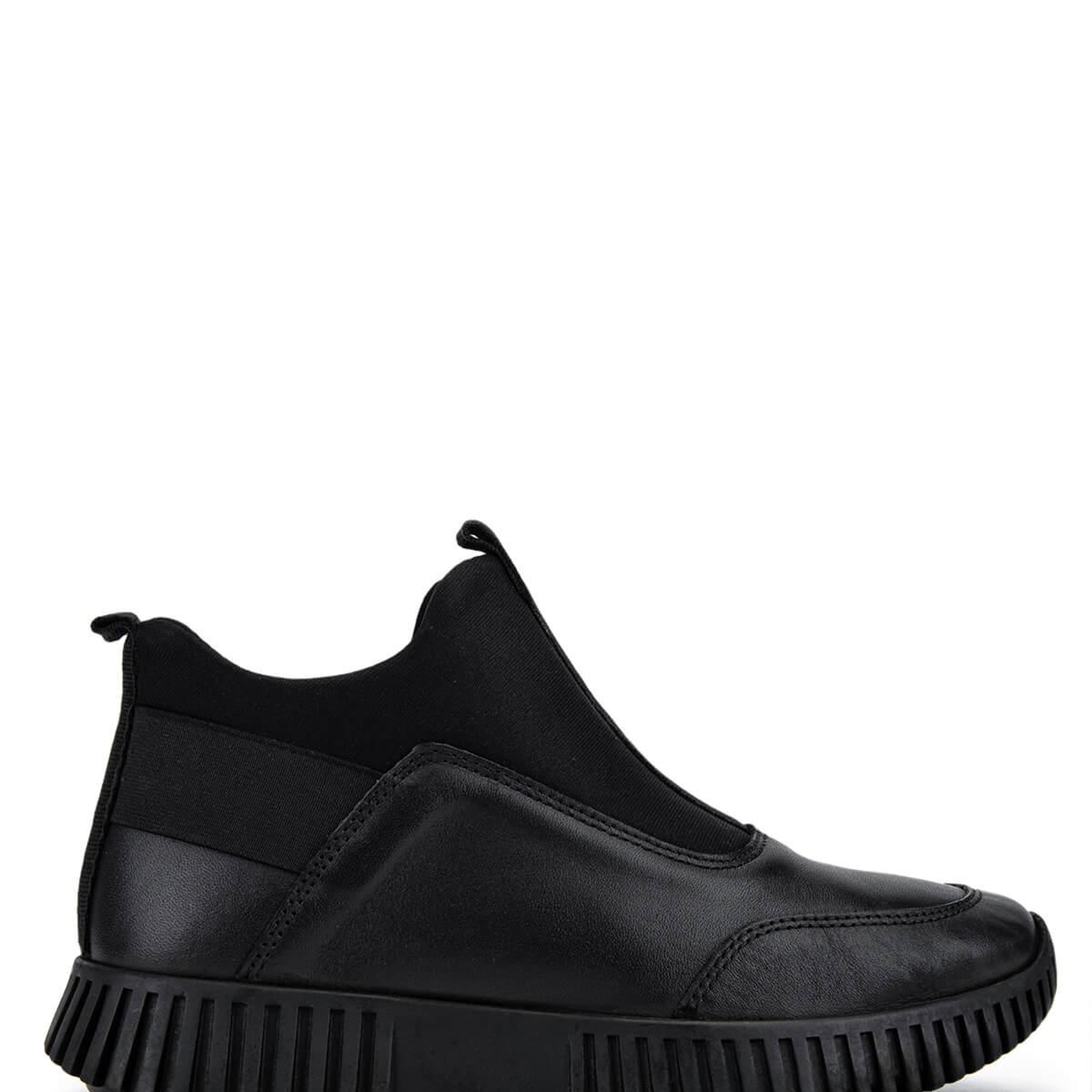 Tamer Tanca Kadın Hakiki Deri Siyah Casual Bot