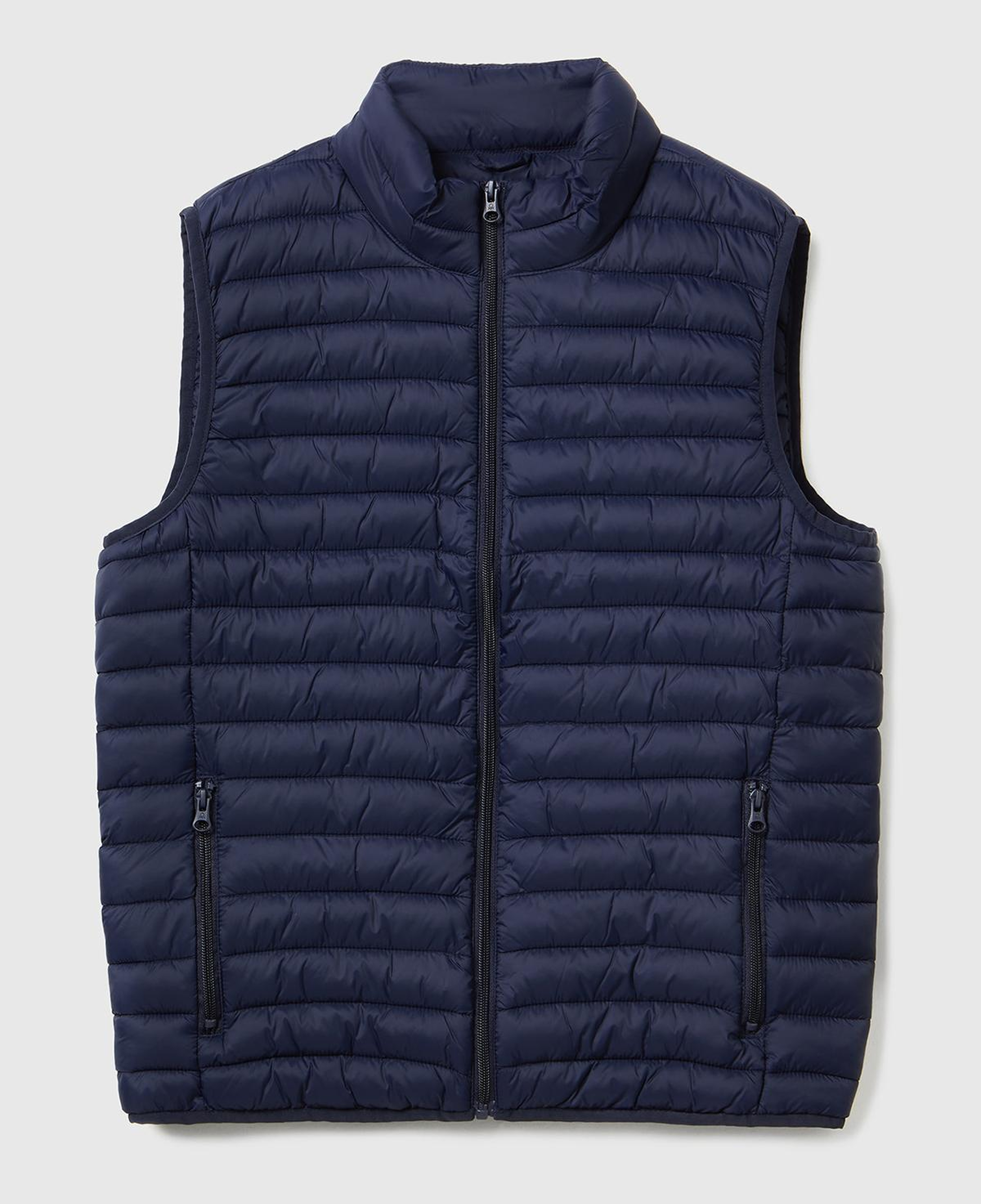 Erkek Lacivert Eco-Recyle Dolgulu Pufa Yelek