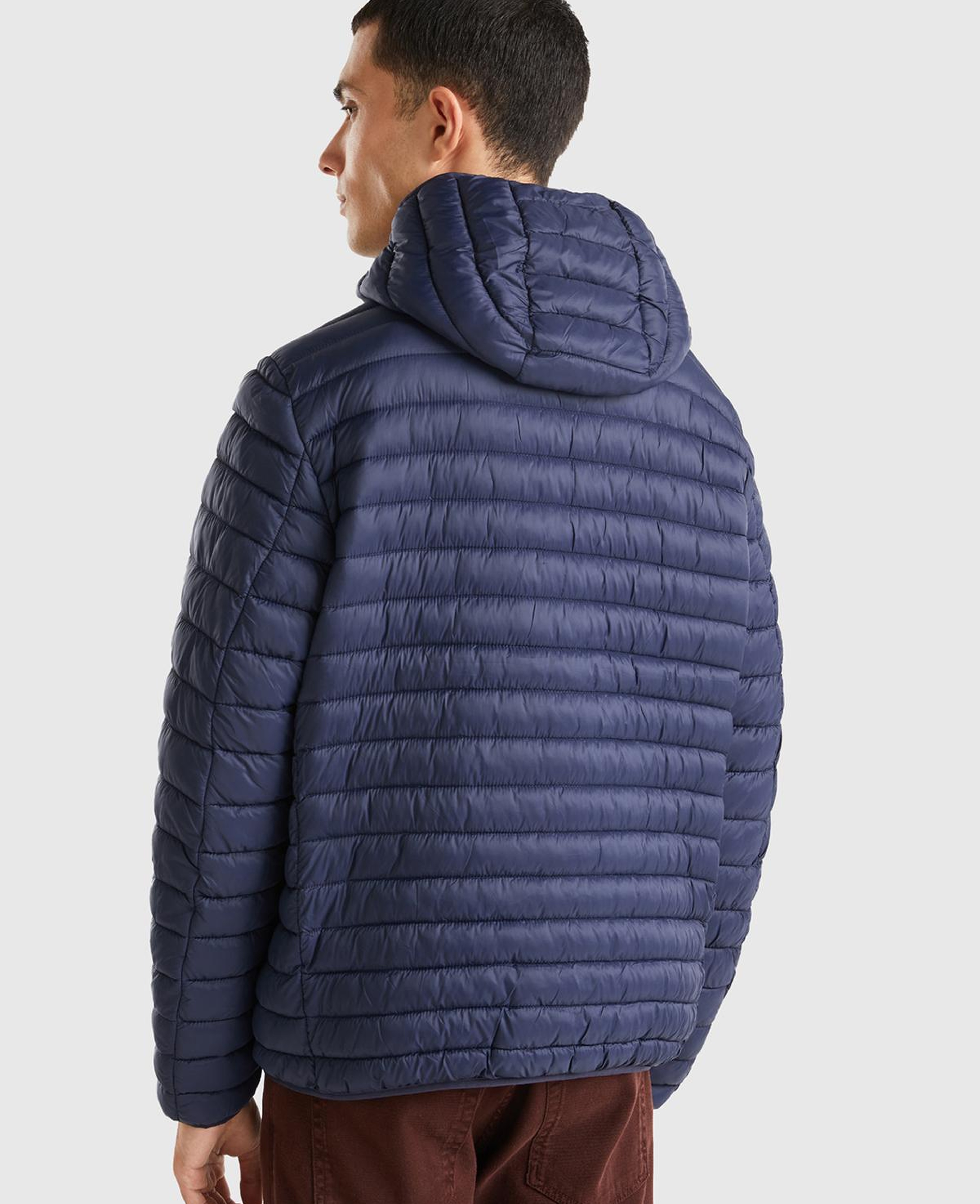 Erkek Lacivert Pufa Mont