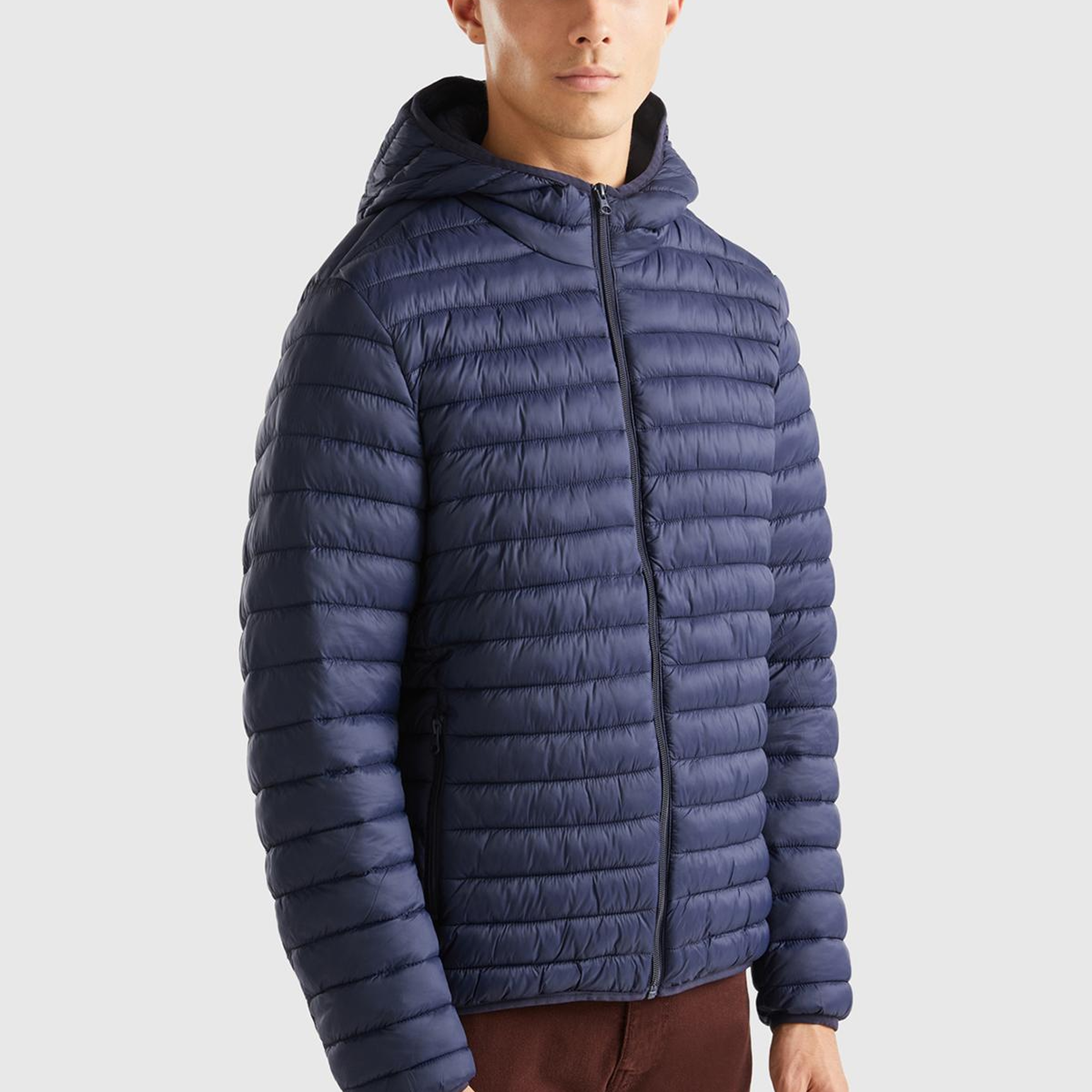 Erkek Lacivert Pufa Mont